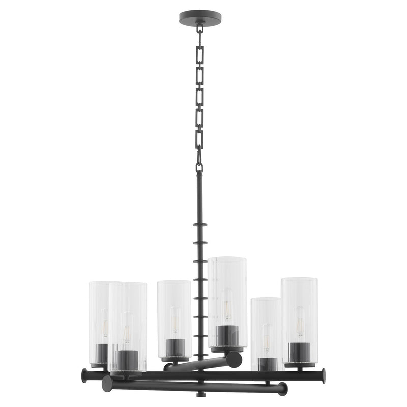 Quorum - 641-6-59 - Six Light Chandelier - Mercier - Matte Black