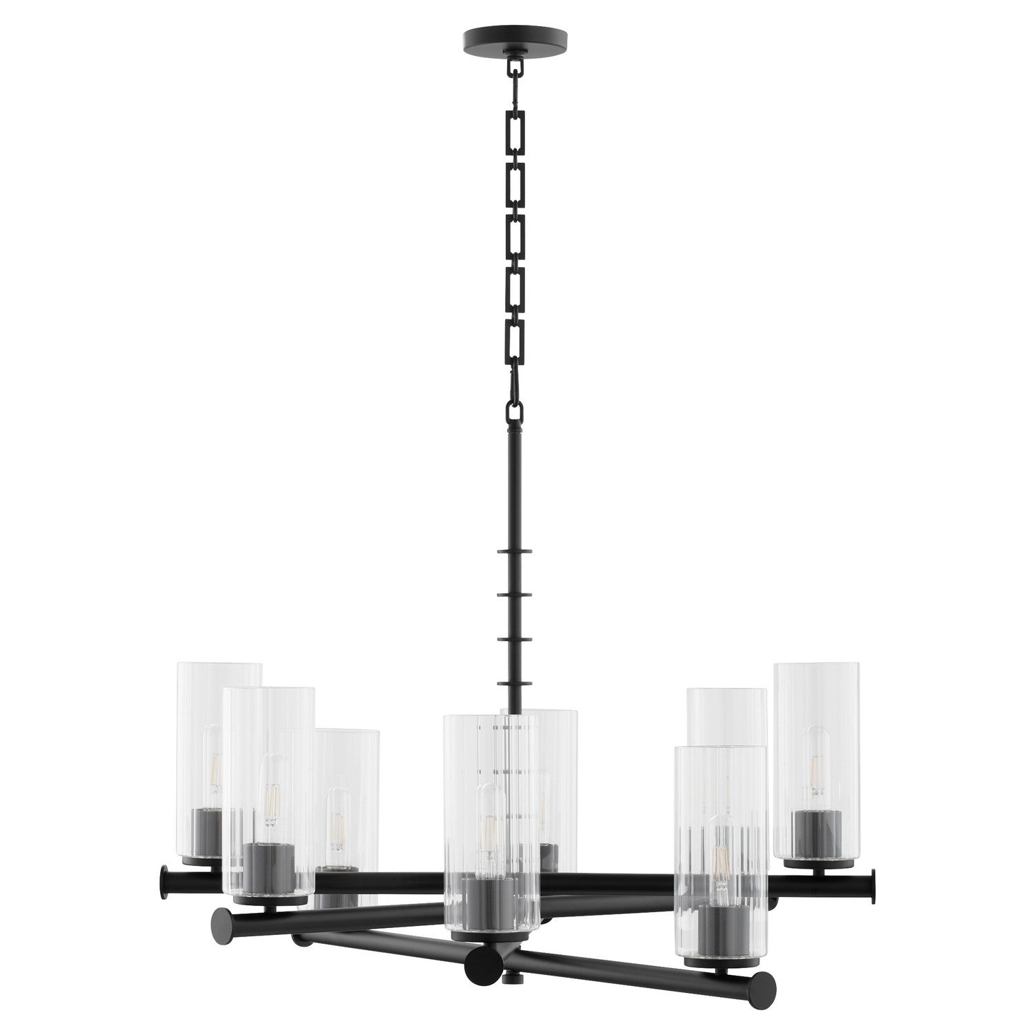 Quorum - 641-8-59 - Eight Light Chandelier - Mercier - Matte Black