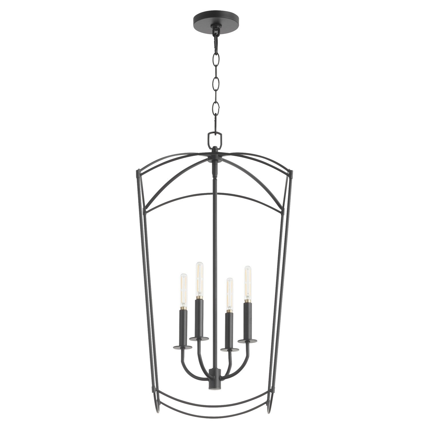 Quorum - 6812-4-59 - Four Light Entry - Mantle - Matte Black