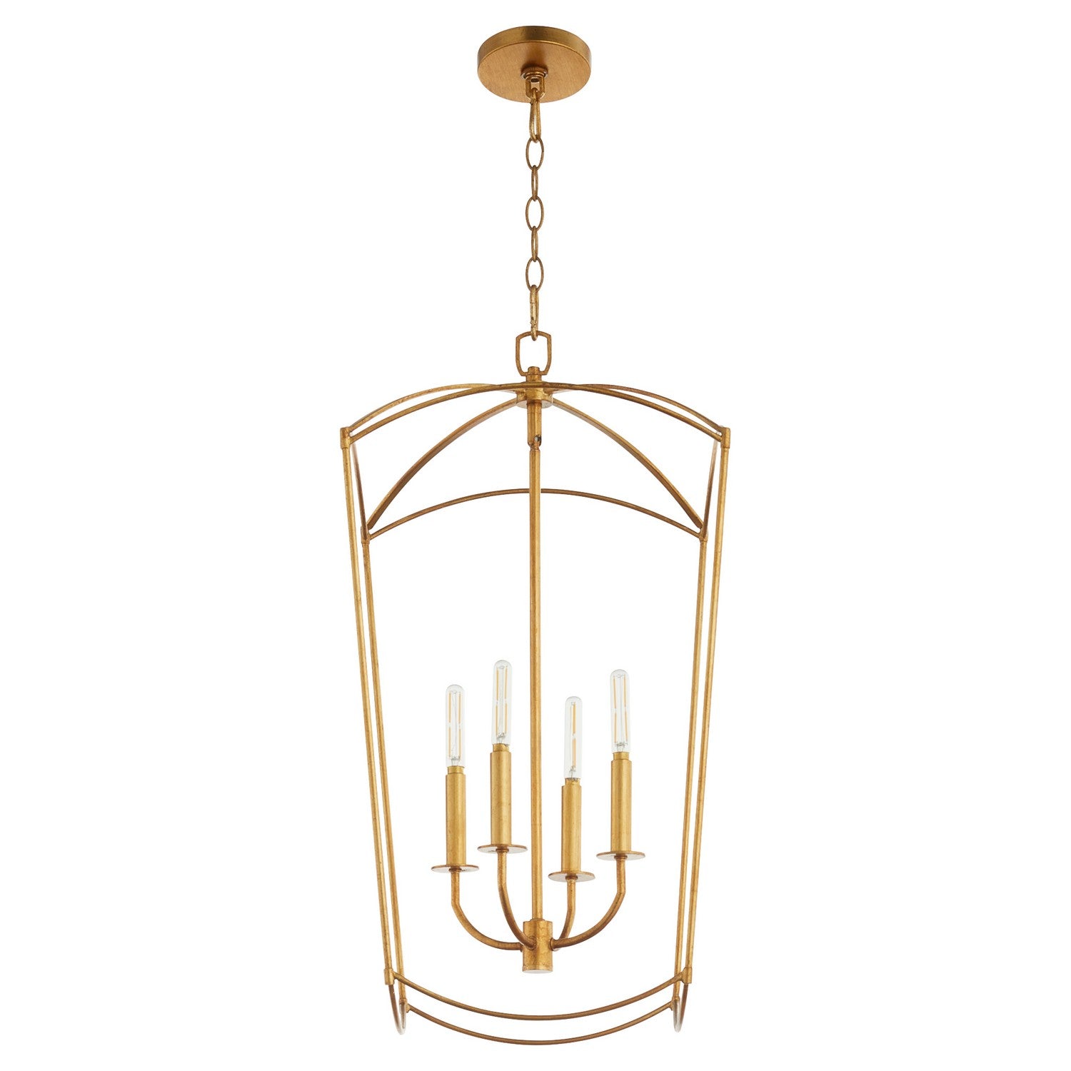 Quorum - 6812-4-74 - Four Light Entry - Mantle - Gold Leaf