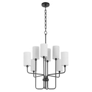 Quorum - 698-8-59 - Eight Light Chandelier - Charlotte - Matte Black