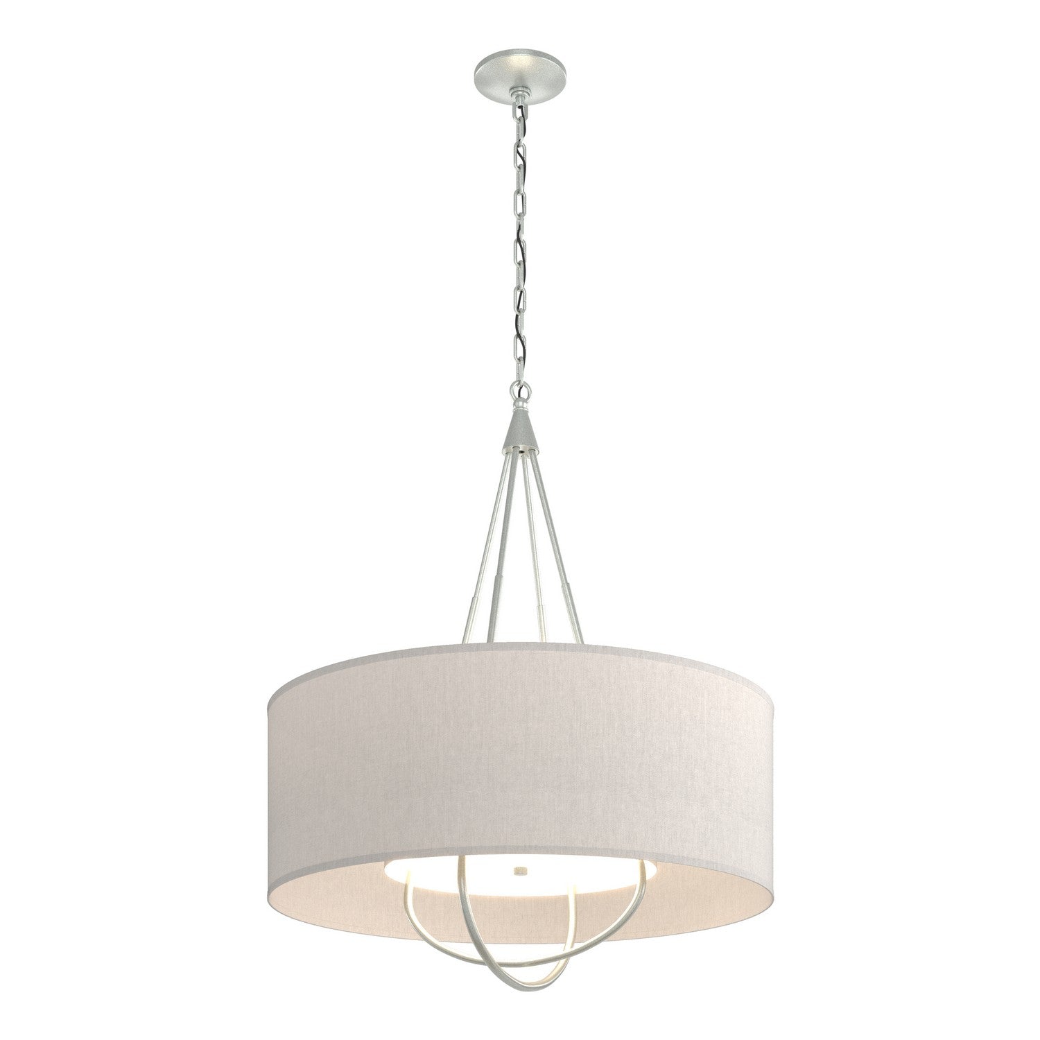 Hubbardton Forge - 104230-SKT-82-82-SE2811 - Four Light Pendant - Loop - Vintage Platinum