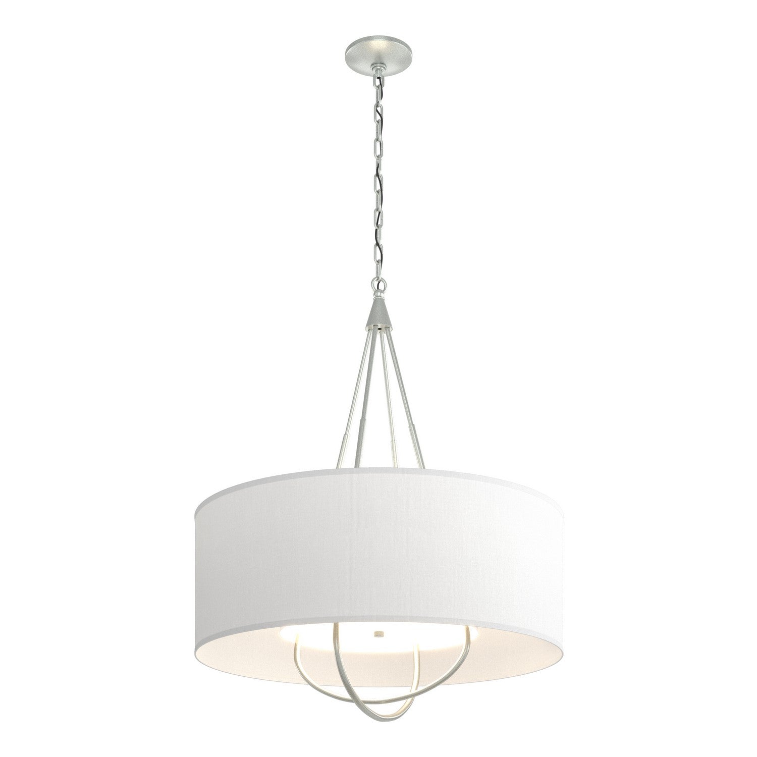 Hubbardton Forge - 104230-SKT-82-82-SF2811 - Four Light Pendant - Loop - Vintage Platinum