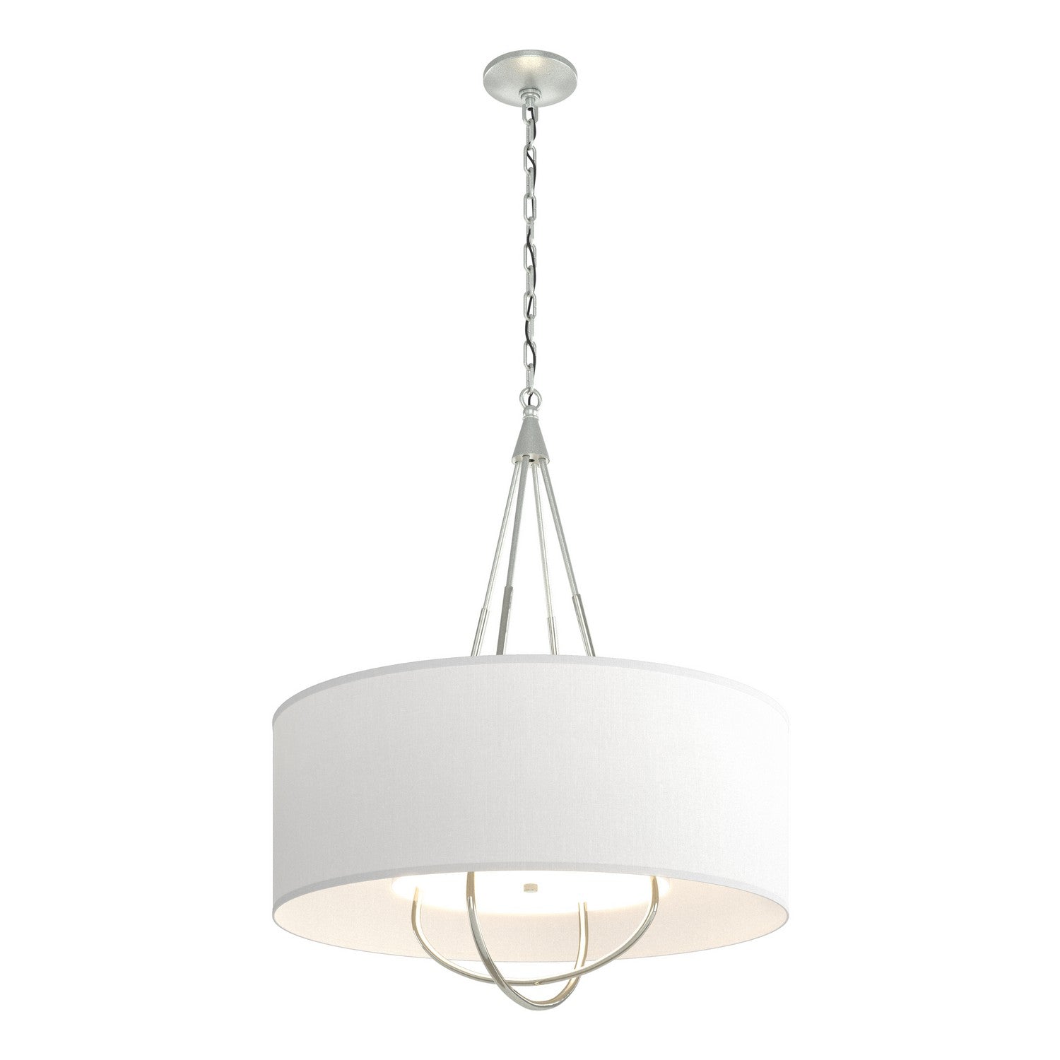 Hubbardton Forge - 104230-SKT-82-85-SF2811 - Four Light Pendant - Loop - Vintage Platinum