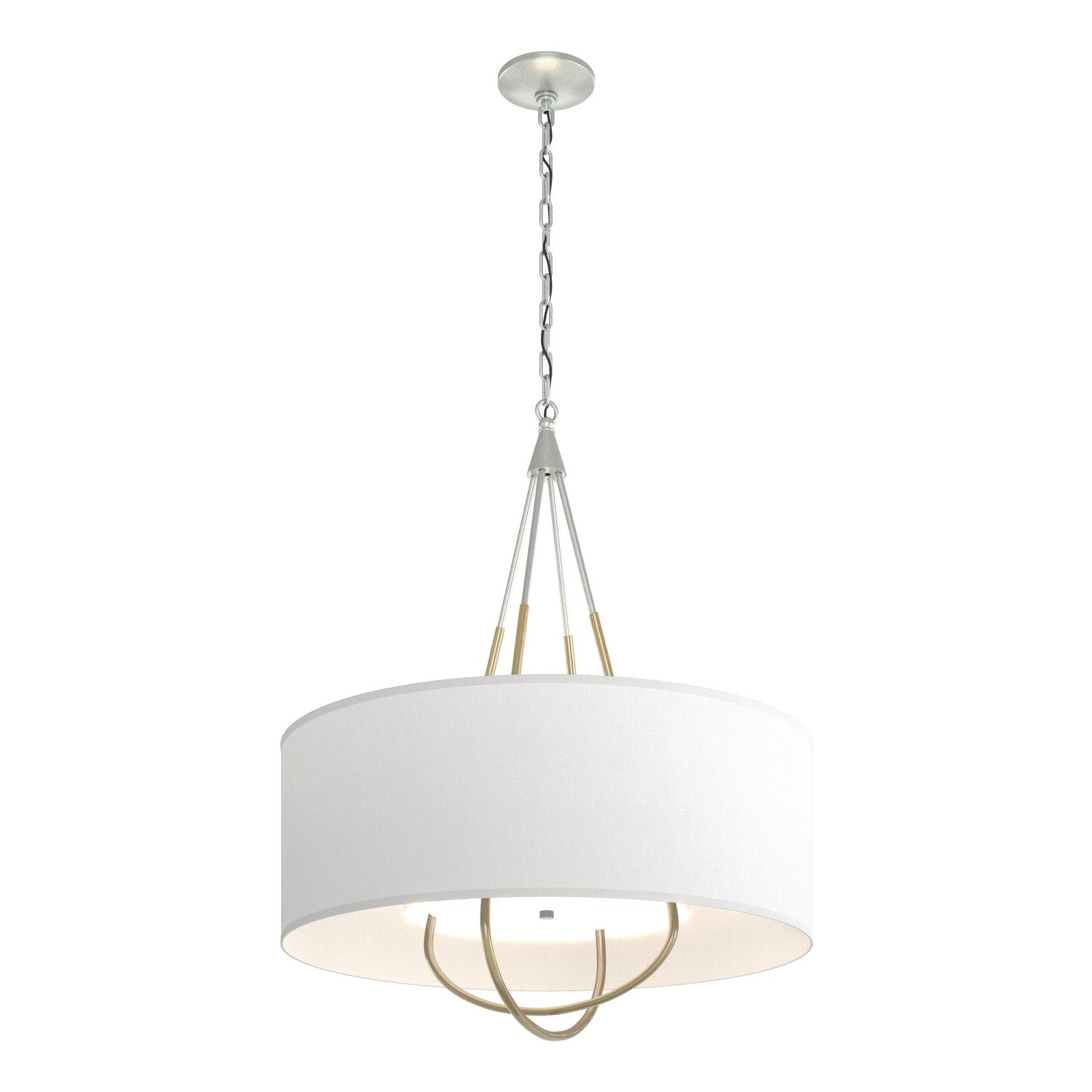 Hubbardton Forge - 104230-SKT-82-86-SF2811 - Four Light Pendant - Loop - Vintage Platinum