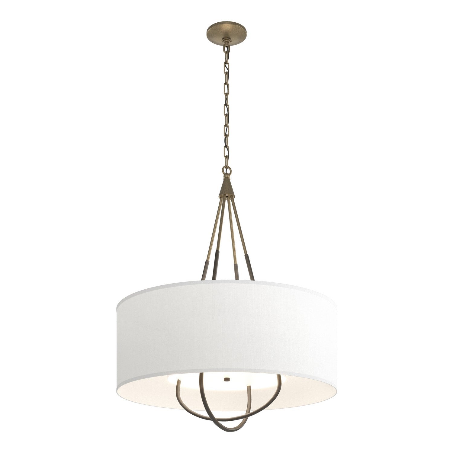 Hubbardton Forge - 104230-SKT-84-07-SF2811 - Four Light Pendant - Loop - Soft Gold