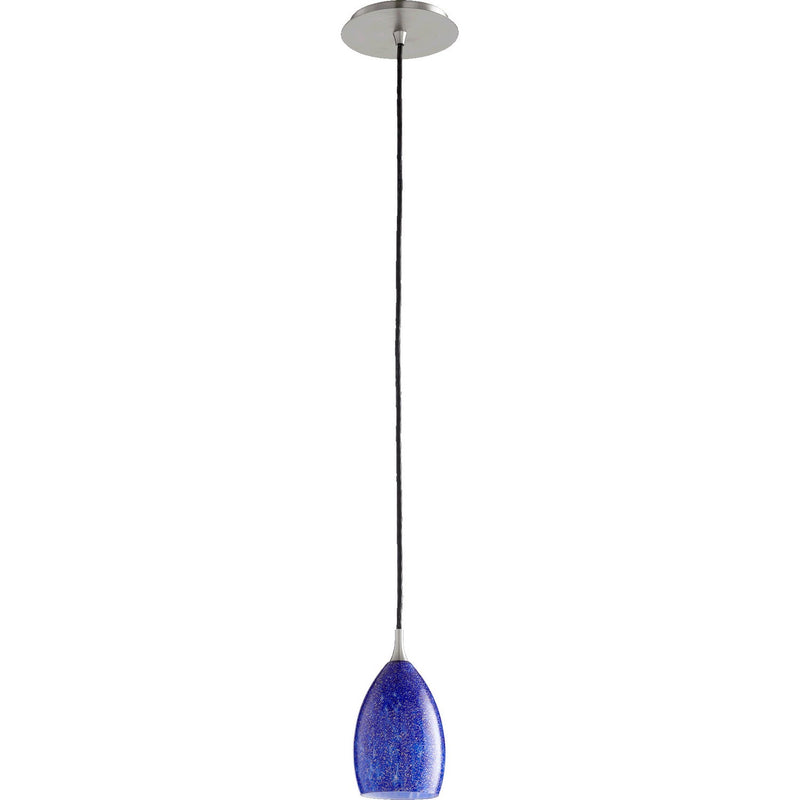 Quorum - 864-65 - One Light Pendant - Cobalt Pendants - Satin Nickel