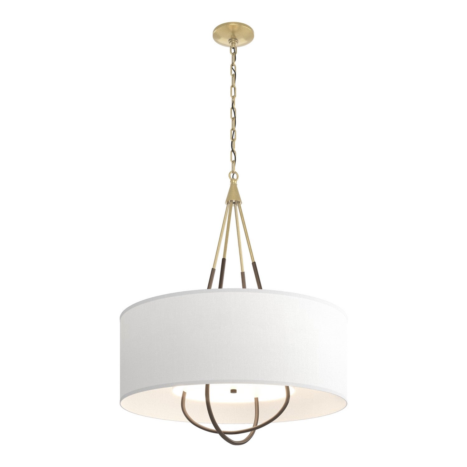 Hubbardton Forge - 104230-SKT-86-05-SF2811 - Four Light Pendant - Loop - Modern Brass