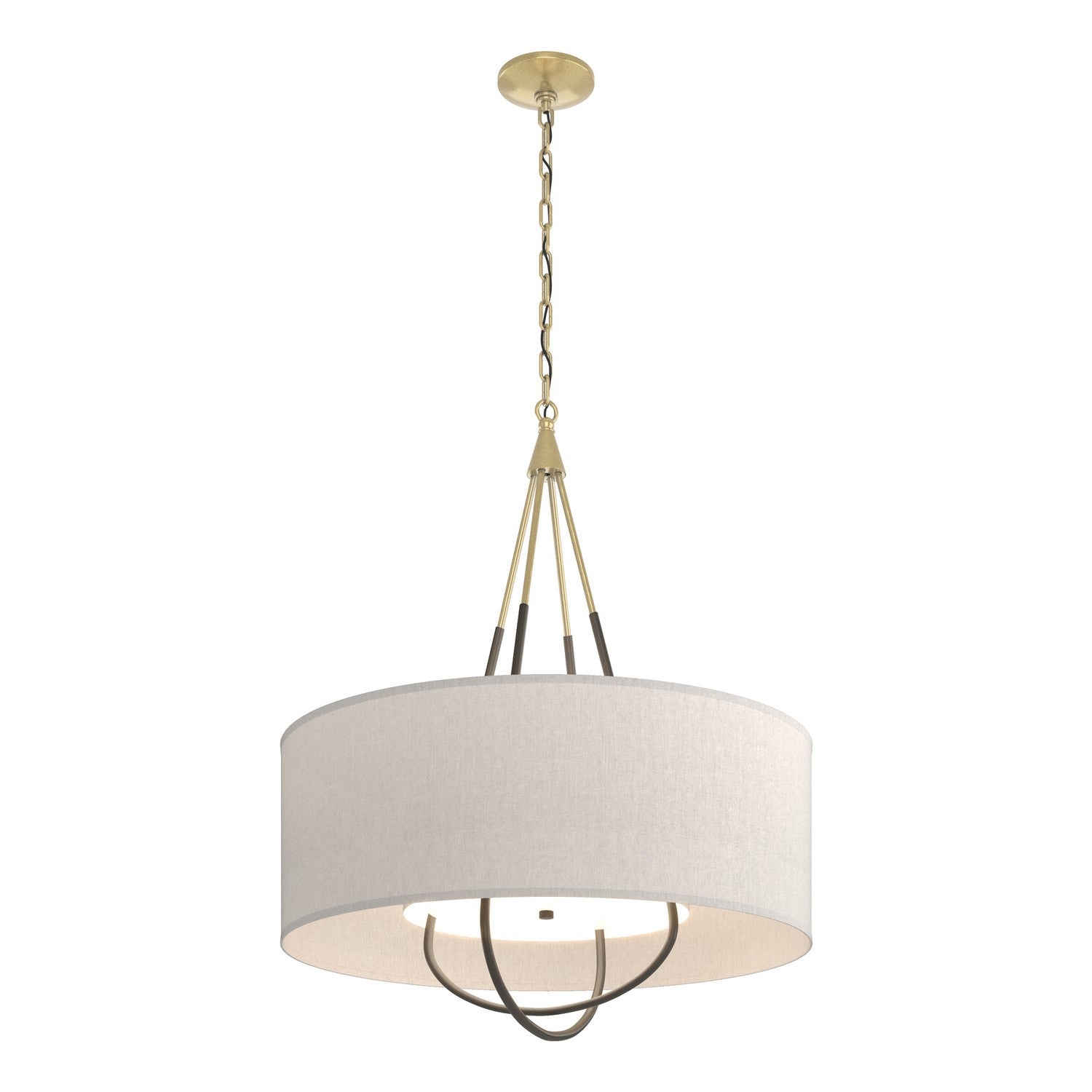 Hubbardton Forge - 104230-SKT-86-07-SE2811 - Four Light Pendant - Loop - Modern Brass
