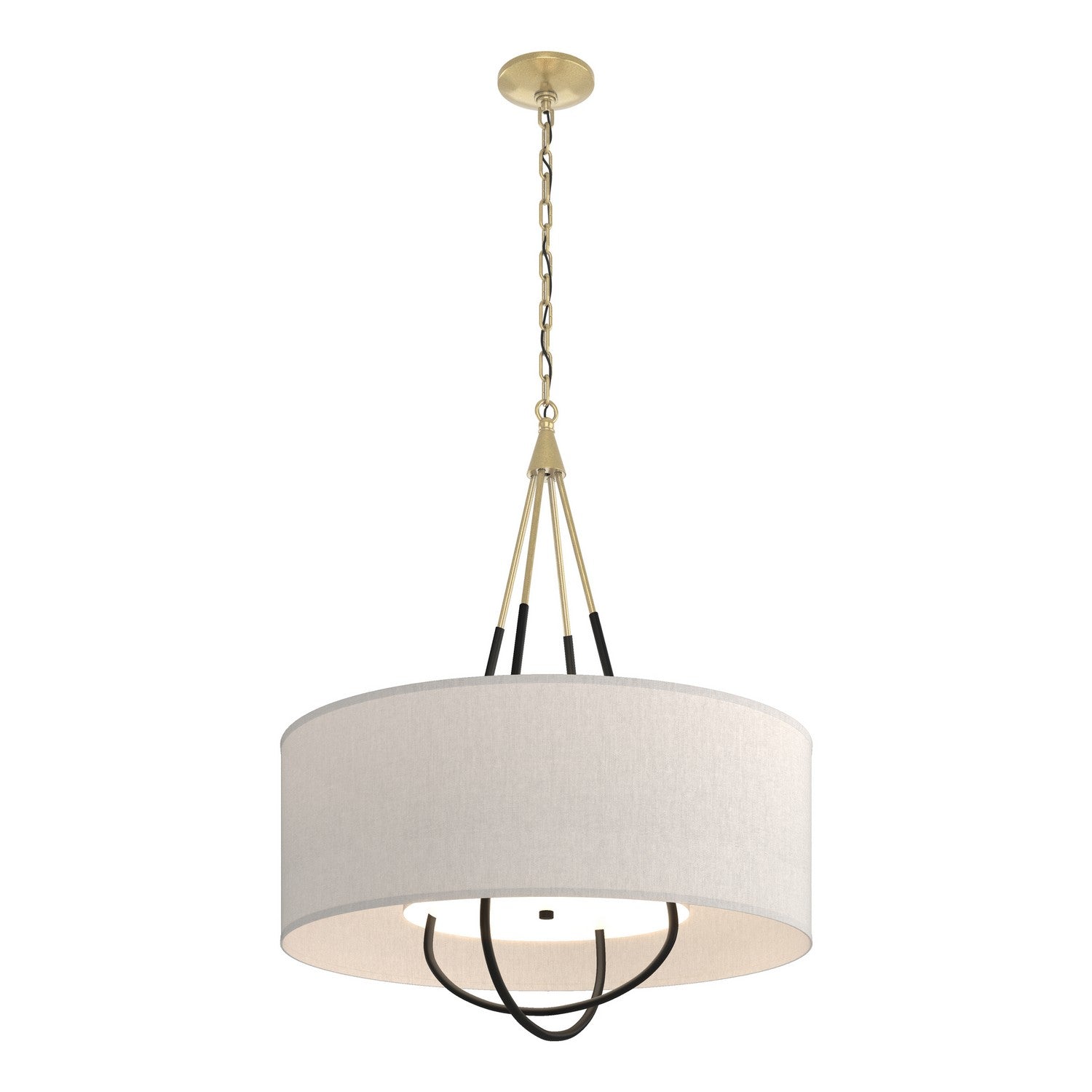 Hubbardton Forge - 104230-SKT-86-10-SE2811 - Four Light Pendant - Loop - Modern Brass