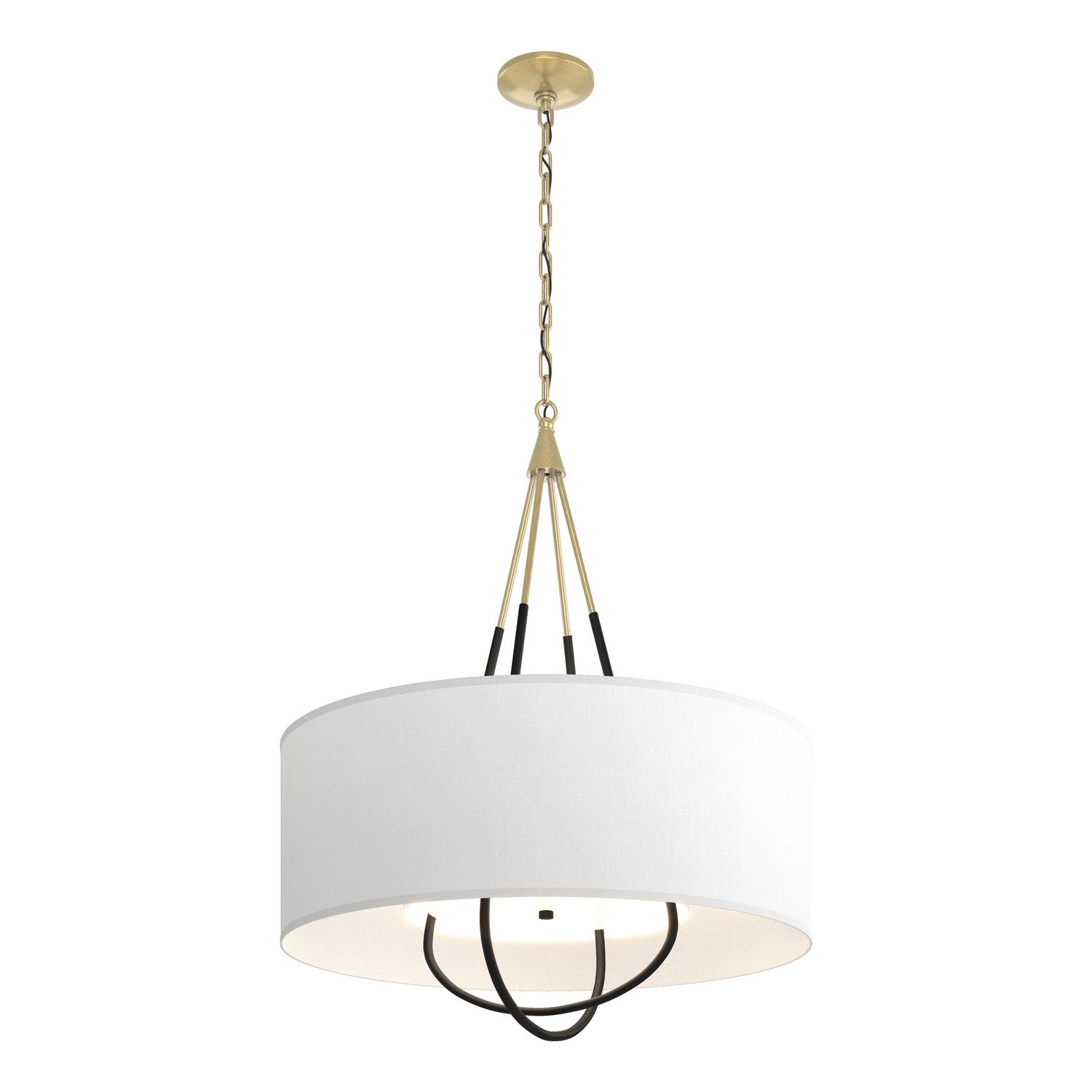 Hubbardton Forge - 104230-SKT-86-10-SF2811 - Four Light Pendant - Loop - Modern Brass