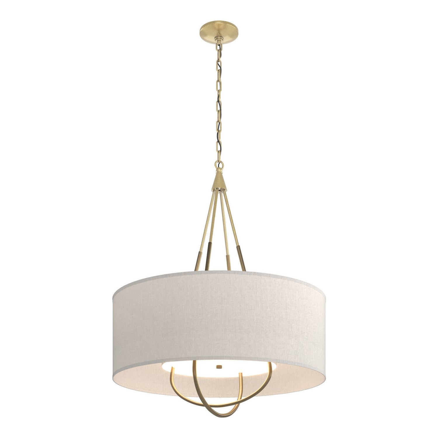 Hubbardton Forge - 104230-SKT-86-84-SE2811 - Four Light Pendant - Loop - Modern Brass