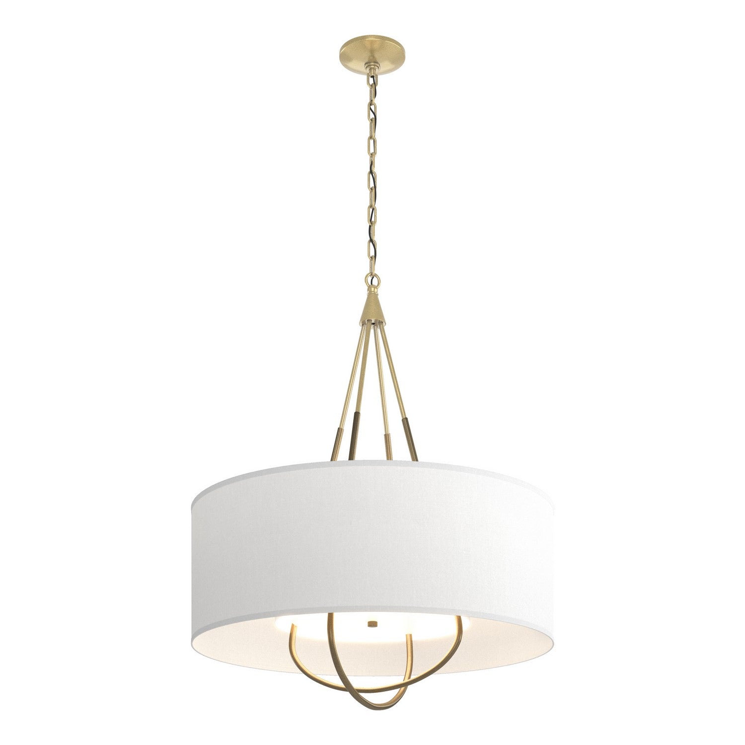 Hubbardton Forge - 104230-SKT-86-84-SF2811 - Four Light Pendant - Loop - Modern Brass