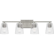 Progress Lighting - P300460-009 - Four Light Bath - Vertex - Brushed Nickel
