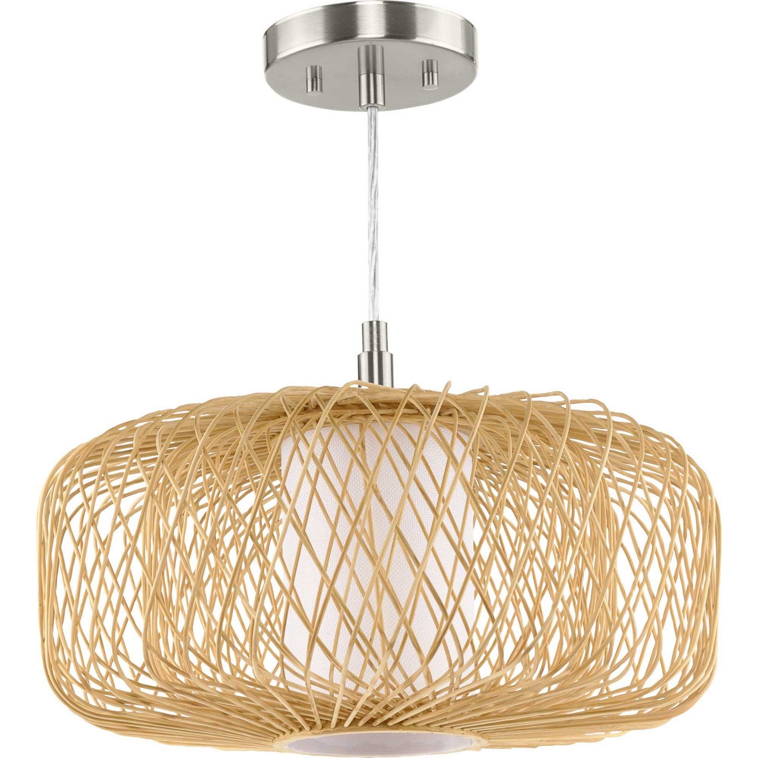 Progress Lighting - P500396-201 - One Light Pendant - Cordova - Natural Rattan