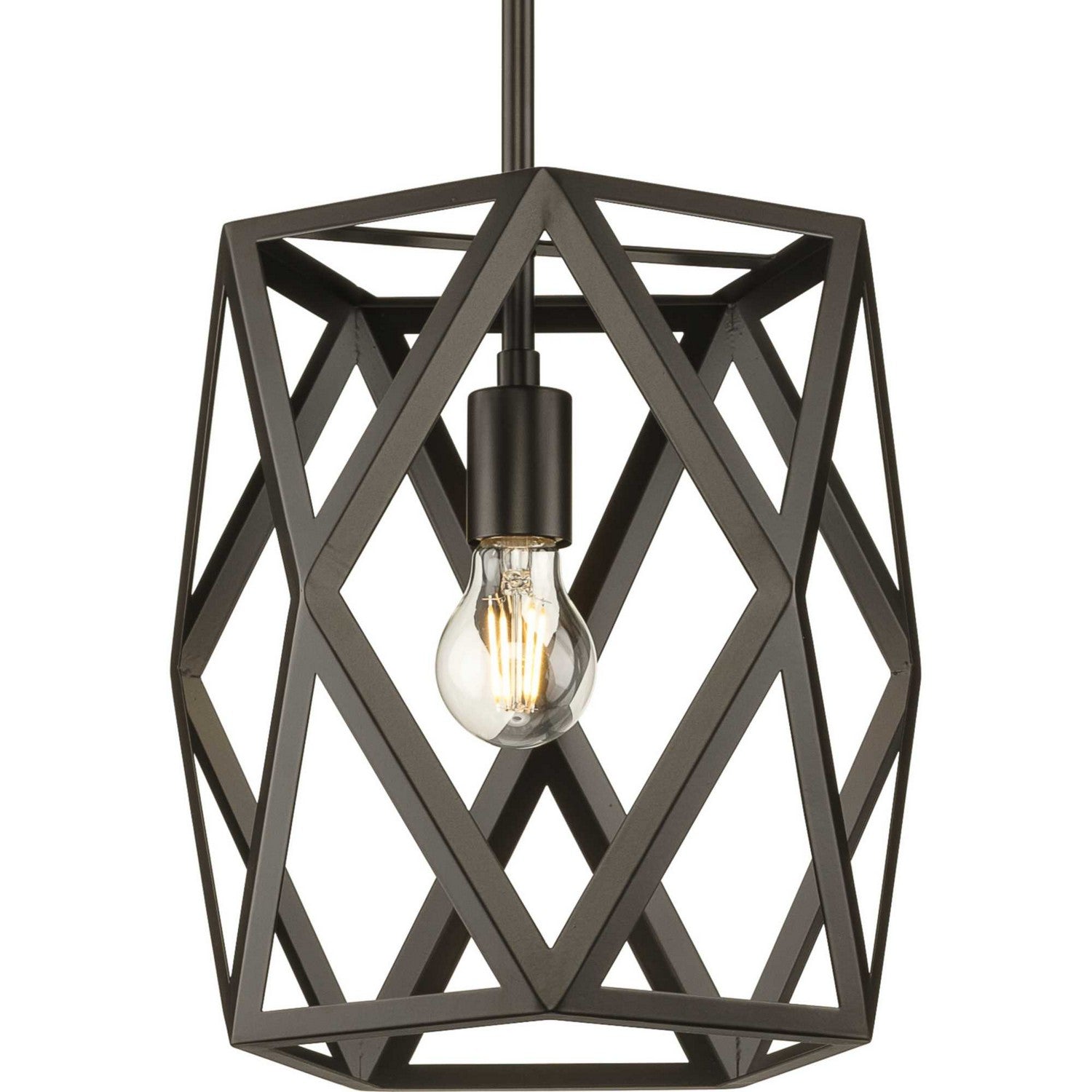 Progress Lighting - P500421-129 - One Light Pendant - Saucedo - Architectural Bronze