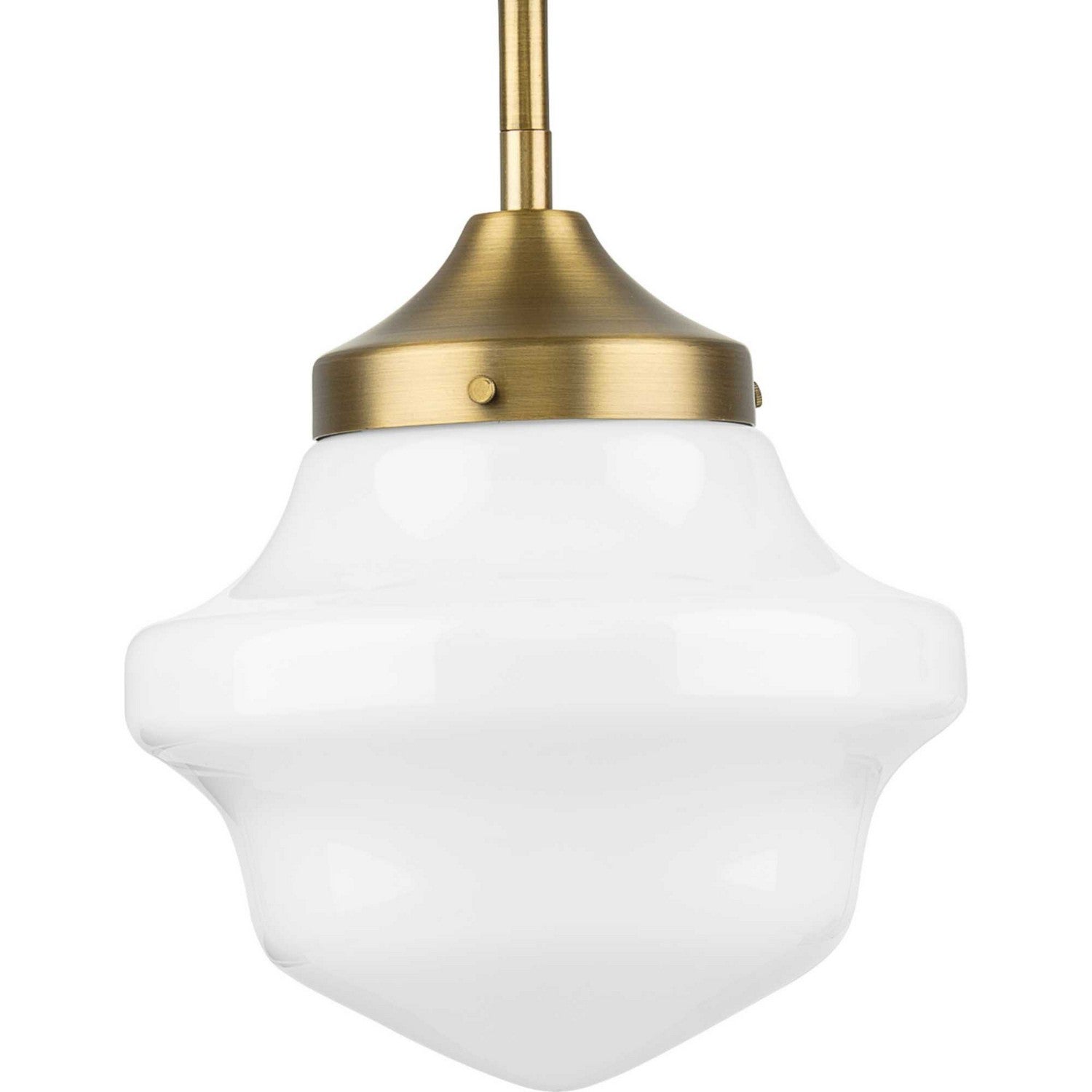 Progress Lighting - P5196-163 - One Light Pendant - School House - Vintage Brass