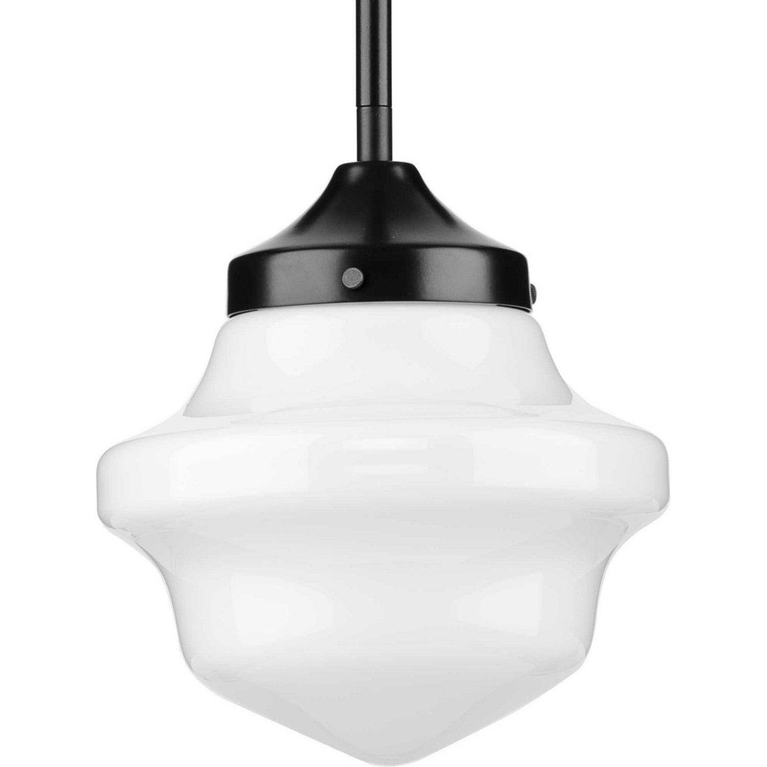 Progress Lighting - P5196-31M - One Light Pendant - School House - Matte Black