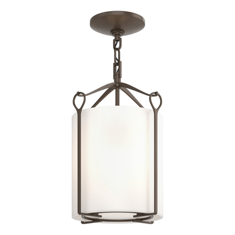 Hubbardton Forge - 121140-SKT-05-GG0137 - One Light Semi-Flush Mount - Bow - Bronze