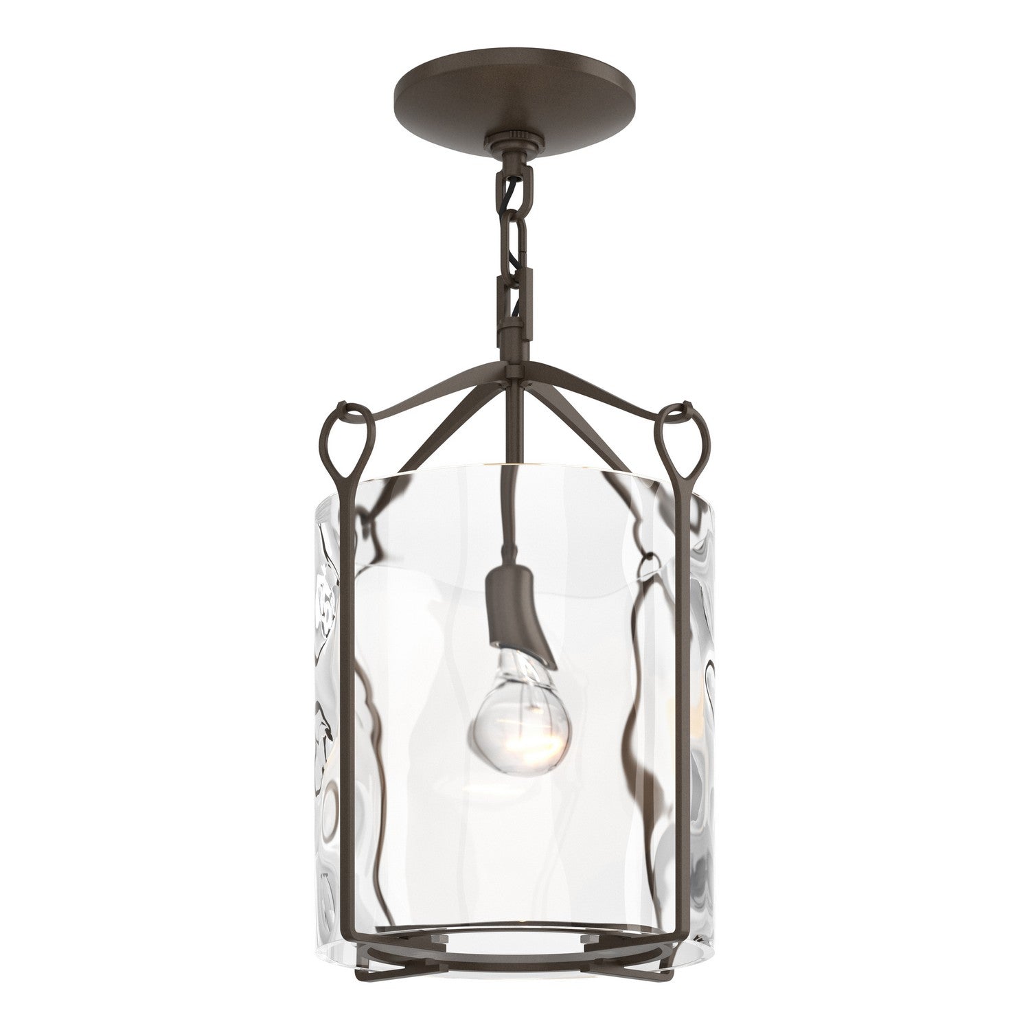 Hubbardton Forge - 121140-SKT-05-LL0137 - One Light Semi-Flush Mount - Bow - Bronze