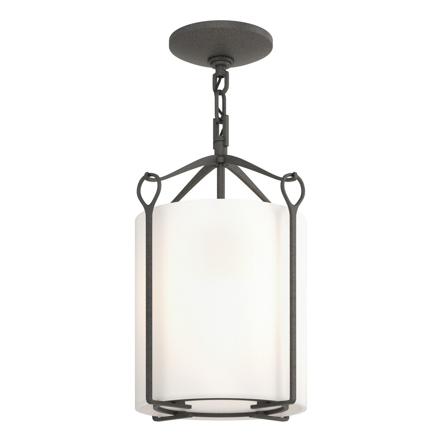 Hubbardton Forge - 121140-SKT-20-GG0137 - One Light Semi-Flush Mount - Bow - Natural Iron