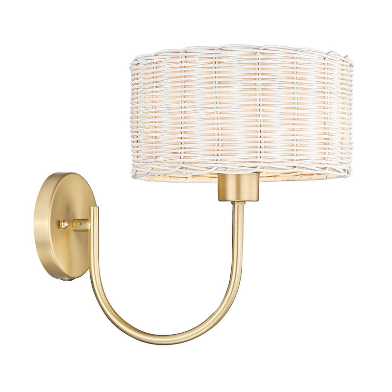 Golden - 1084-1W BCB-WW - One Light Wall Sconce - Erma - Brushed Champagne Bronze