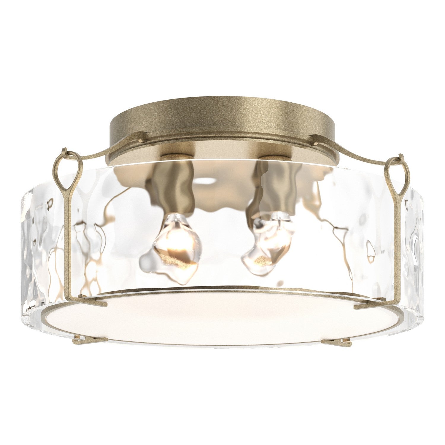 Hubbardton Forge - 121145-SKT-84-LL0216 - Four Light Semi-Flush Mount - Bow - Soft Gold