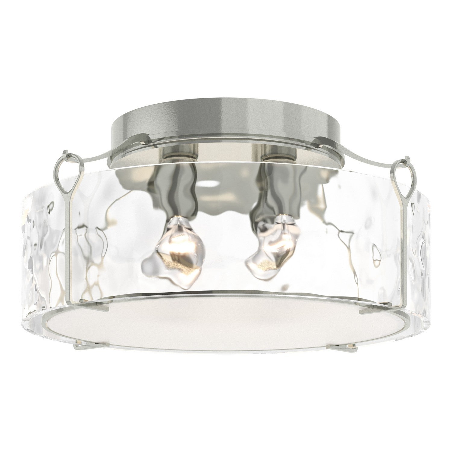 Hubbardton Forge - 121145-SKT-85-LL0216 - Four Light Semi-Flush Mount - Bow - Sterling