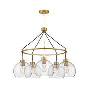 Lark - 83014LCB - LED Chandelier - Rumi - Lacquered Brass