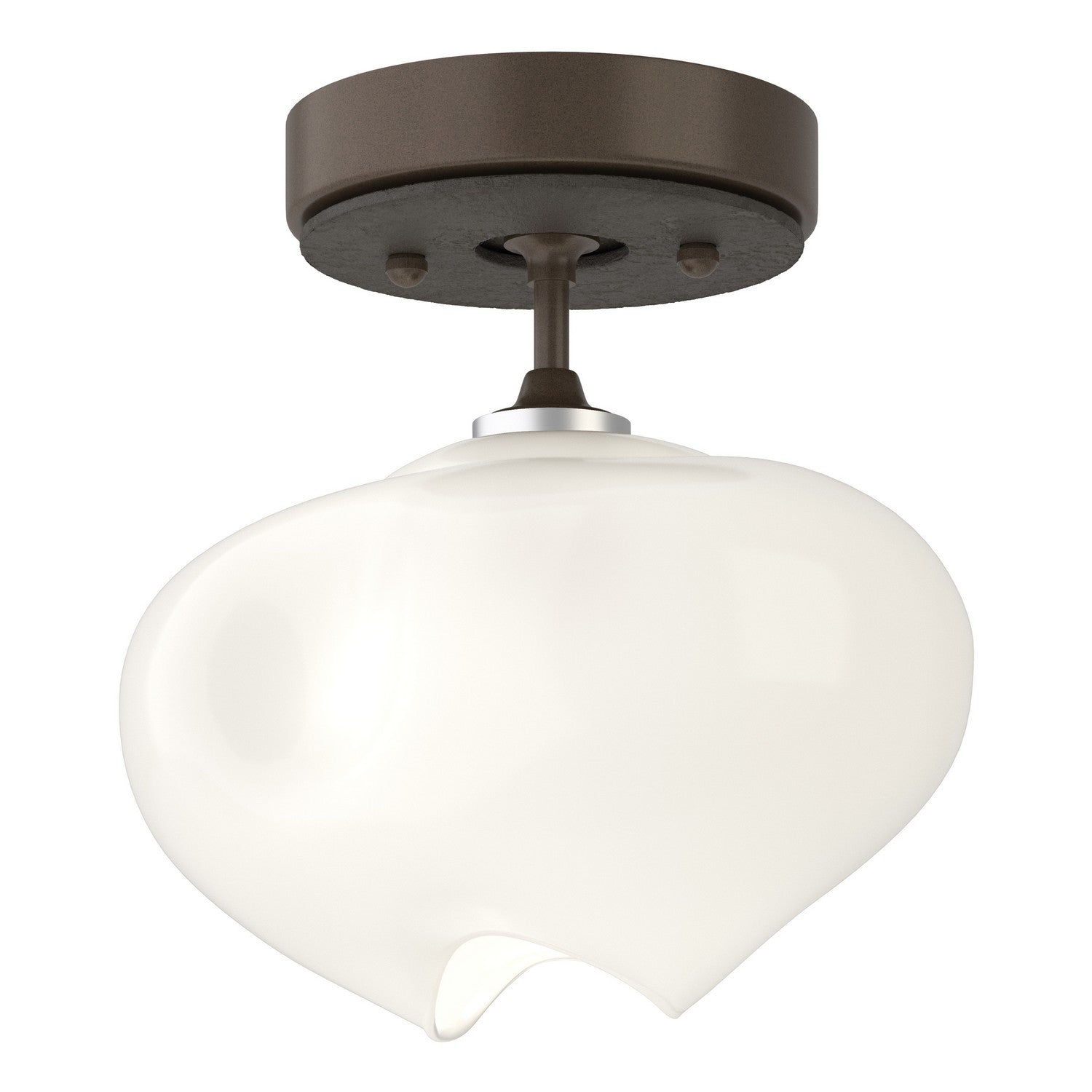 Hubbardton Forge - 121372-SKT-05-07-FD0710 - One Light Semi-Flush Mount - Ume - Bronze