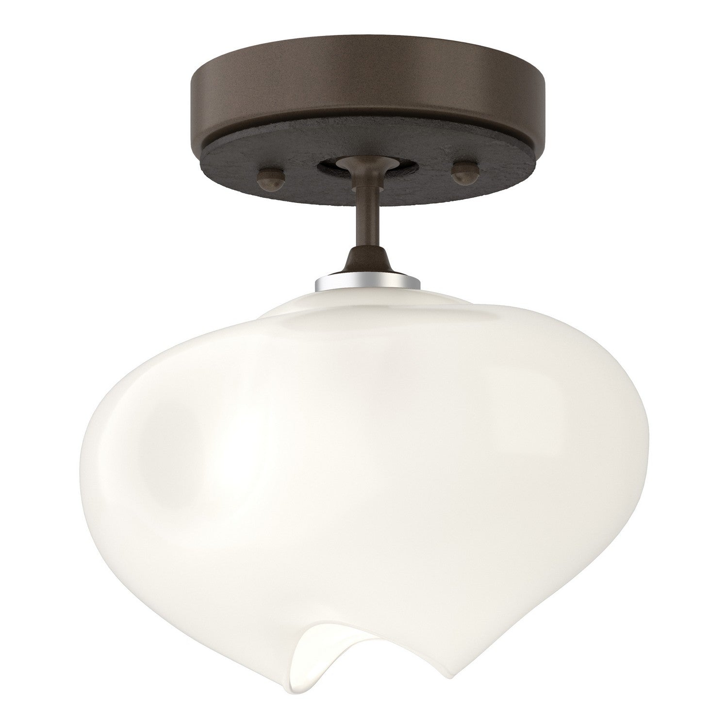 Hubbardton Forge - 121372-SKT-05-14-FD0710 - One Light Semi-Flush Mount - Ume - Bronze