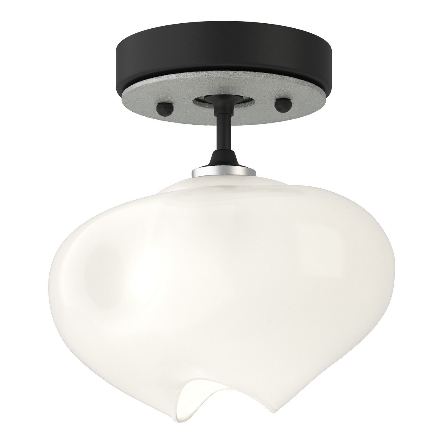 Hubbardton Forge - 121372-SKT-10-82-FD0710 - One Light Semi-Flush Mount - Ume - Black