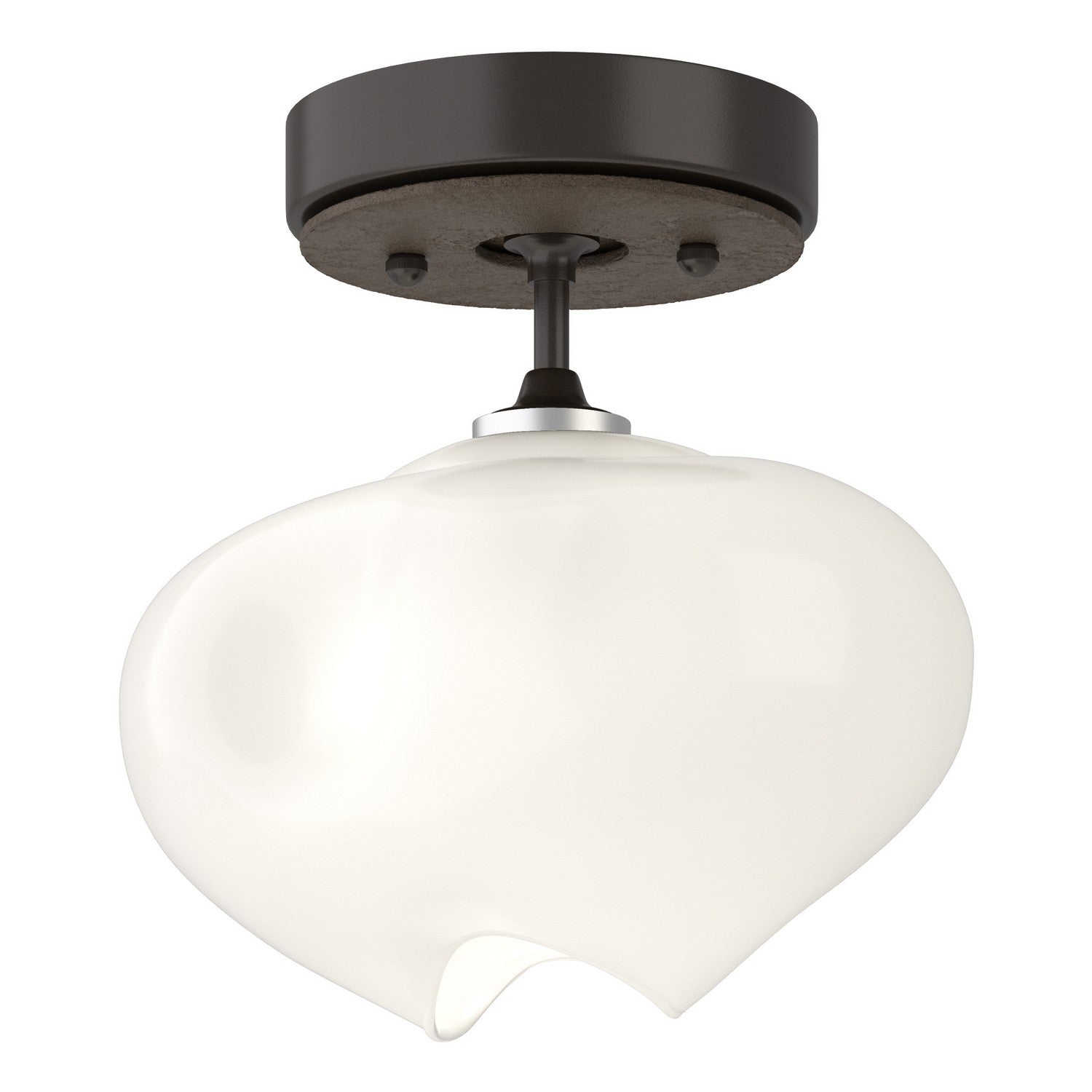 Hubbardton Forge - 121372-SKT-14-05-FD0710 - One Light Semi-Flush Mount - Ume - Oil Rubbed Bronze
