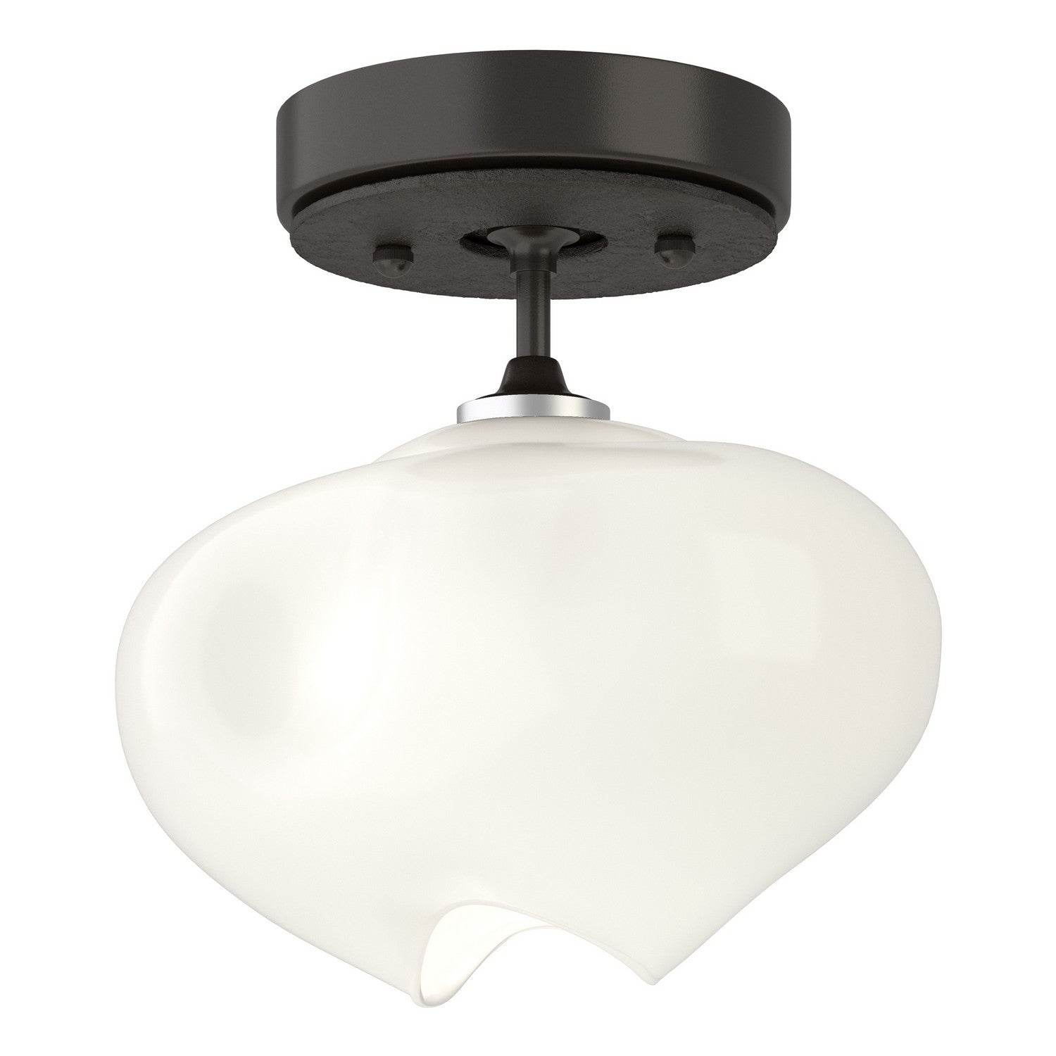 Hubbardton Forge - 121372-SKT-14-14-FD0710 - One Light Semi-Flush Mount - Ume - Oil Rubbed Bronze