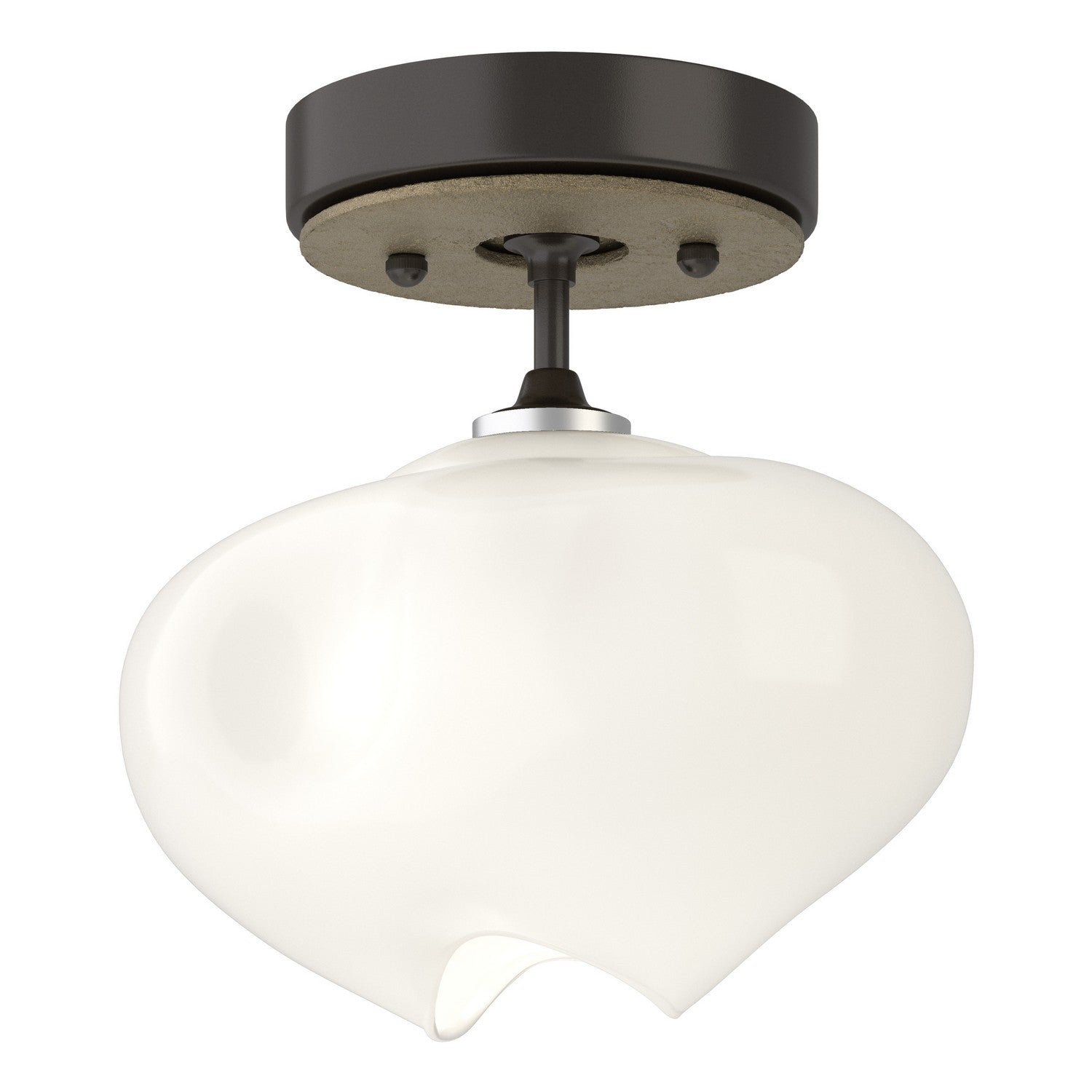Hubbardton Forge - 121372-SKT-14-84-FD0710 - One Light Semi-Flush Mount - Ume - Oil Rubbed Bronze