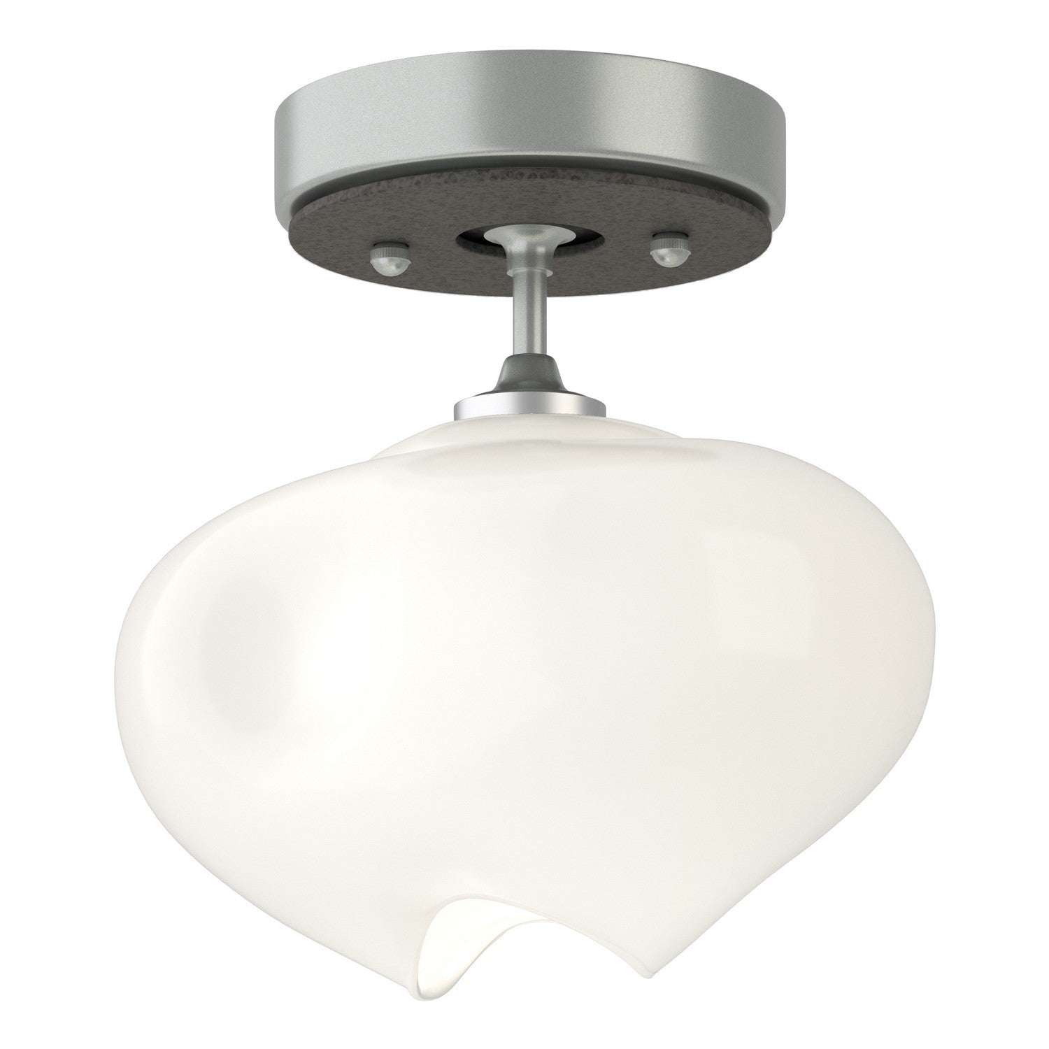 Hubbardton Forge - 121372-SKT-82-20-FD0710 - One Light Semi-Flush Mount - Ume - Vintage Platinum