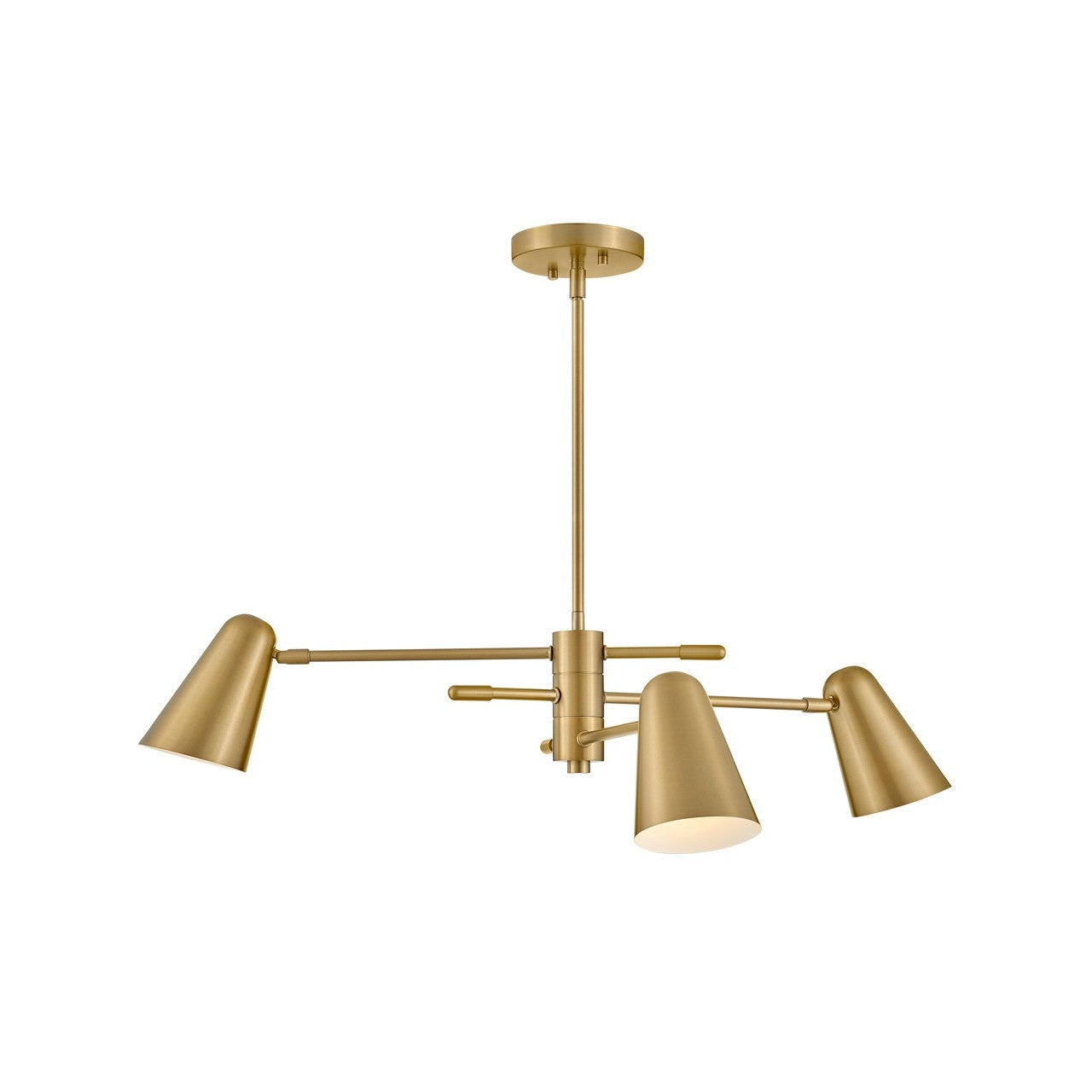Lark - 83543LCB - LED Chandelier - Birdie - Lacquered Brass