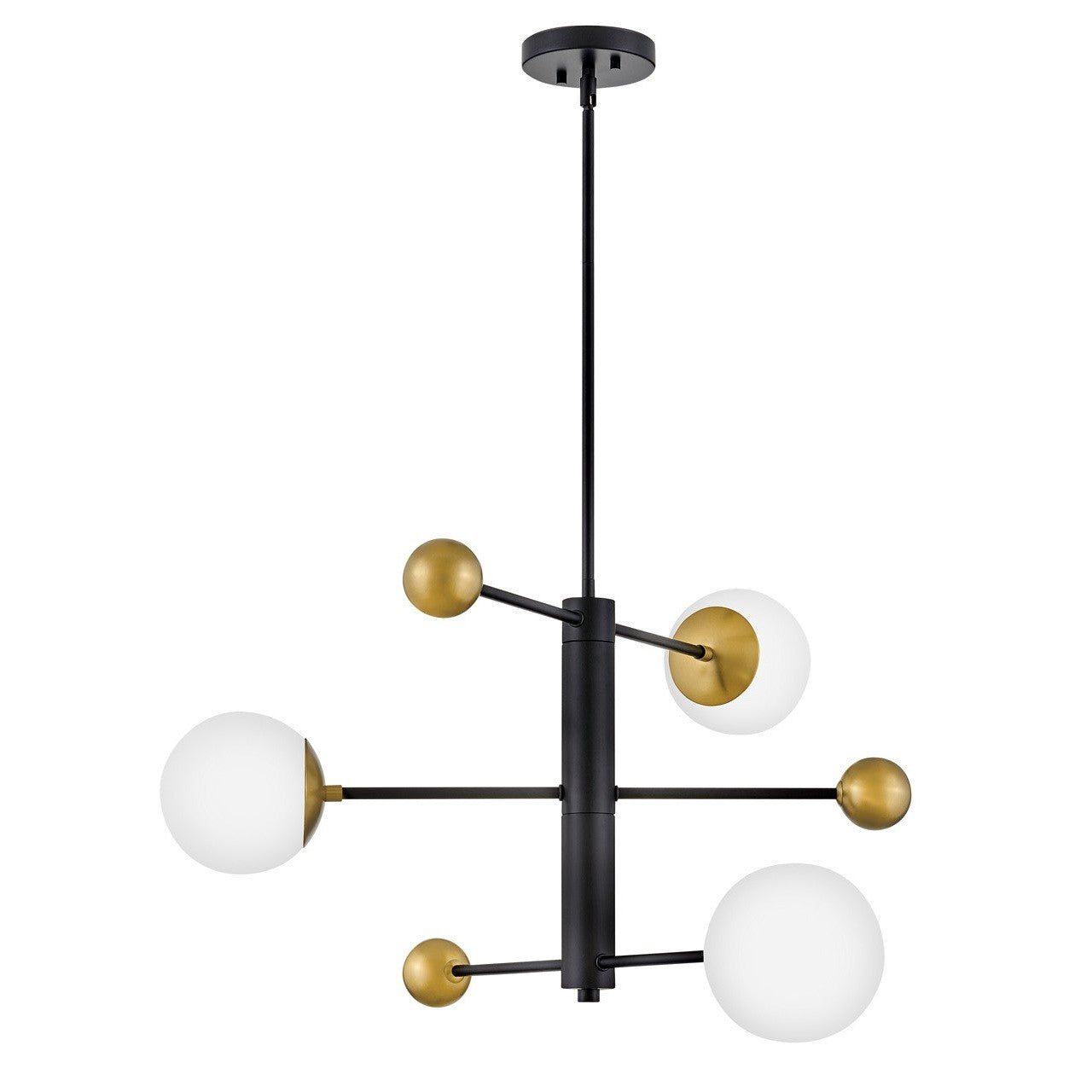 Lark - 83573BK - LED Chandelier - Auggie - Black