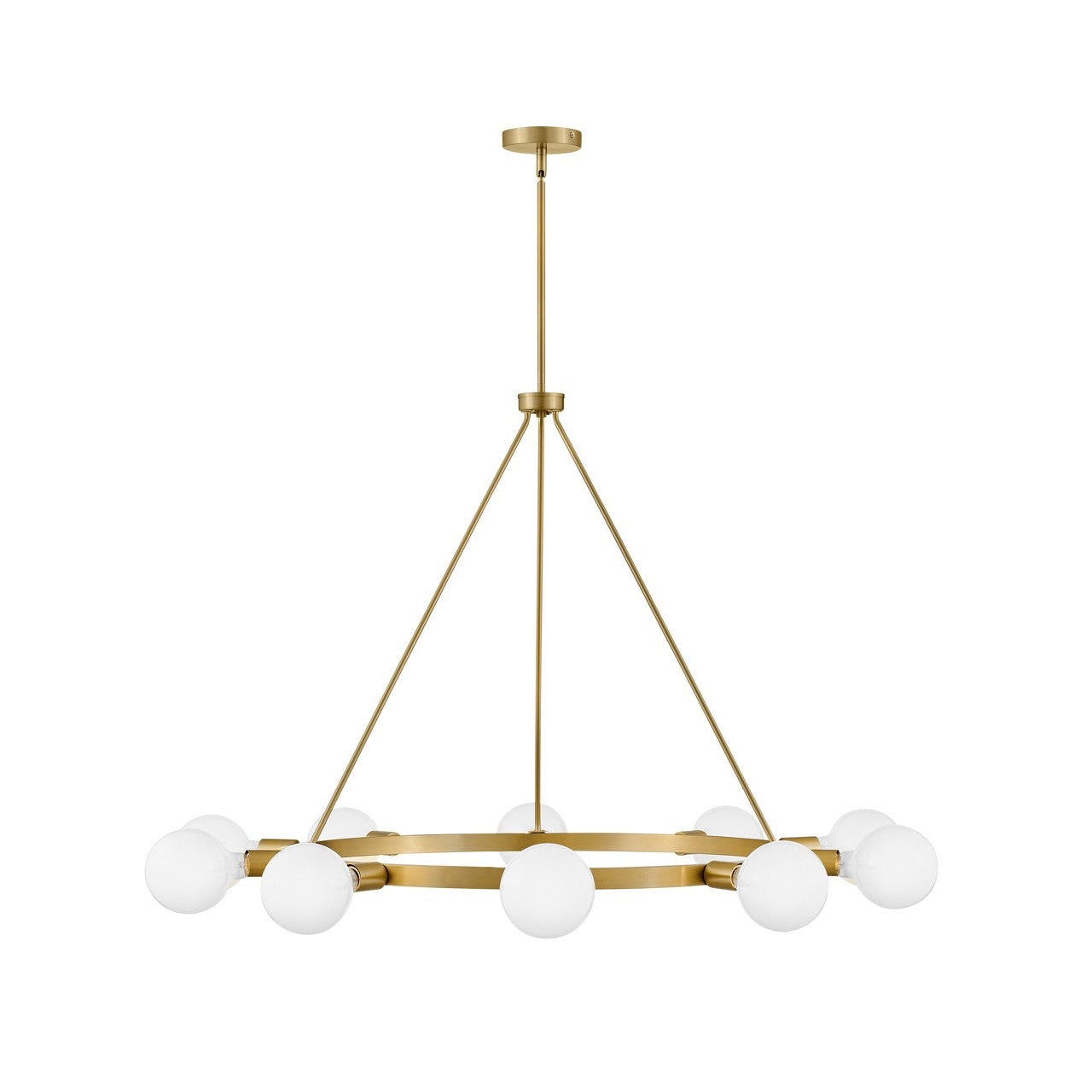 Lark - 83610LCB - LED Chandelier - Orla - Lacquered Brass