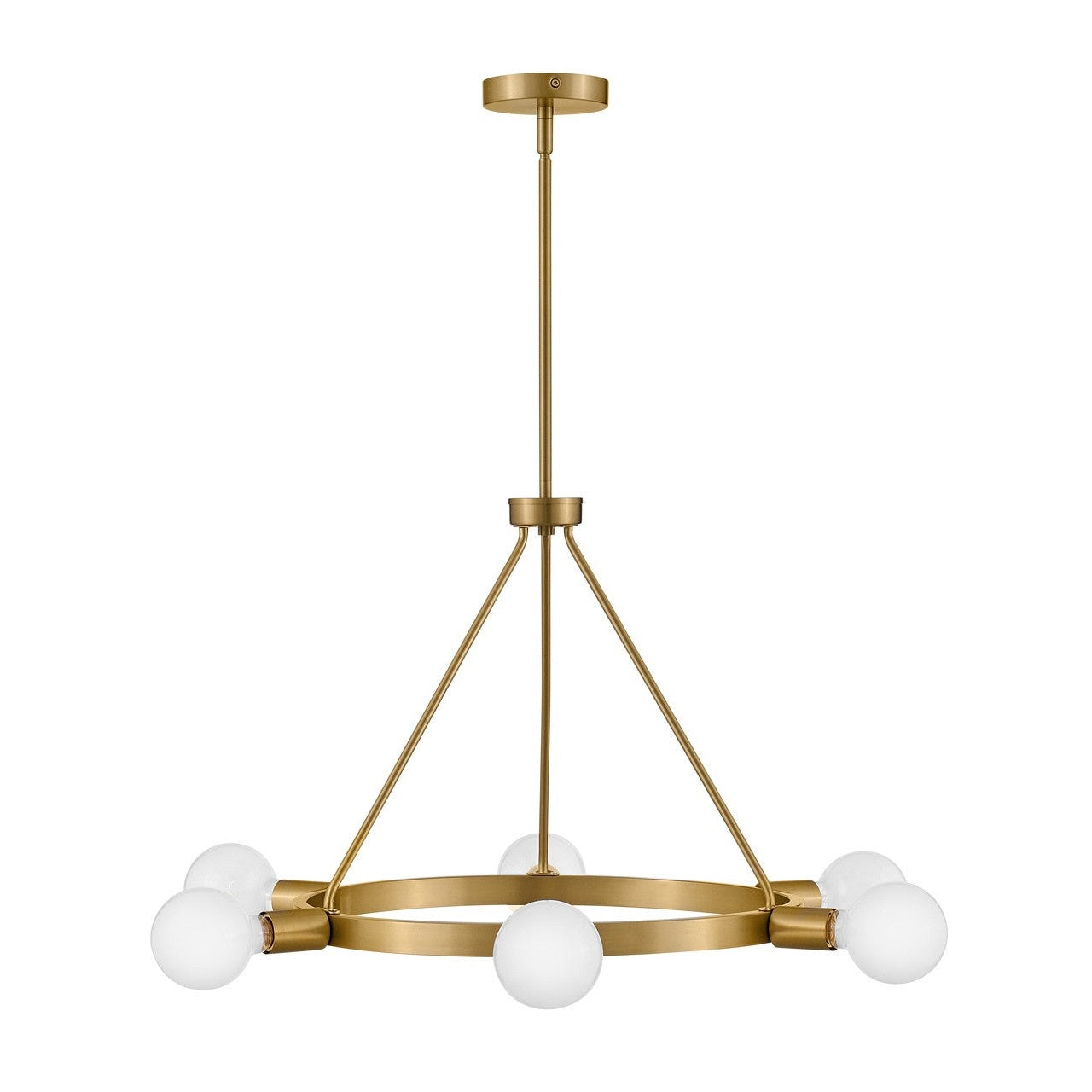 Lark - 83616LCB - LED Chandelier - Orla - Lacquered Brass