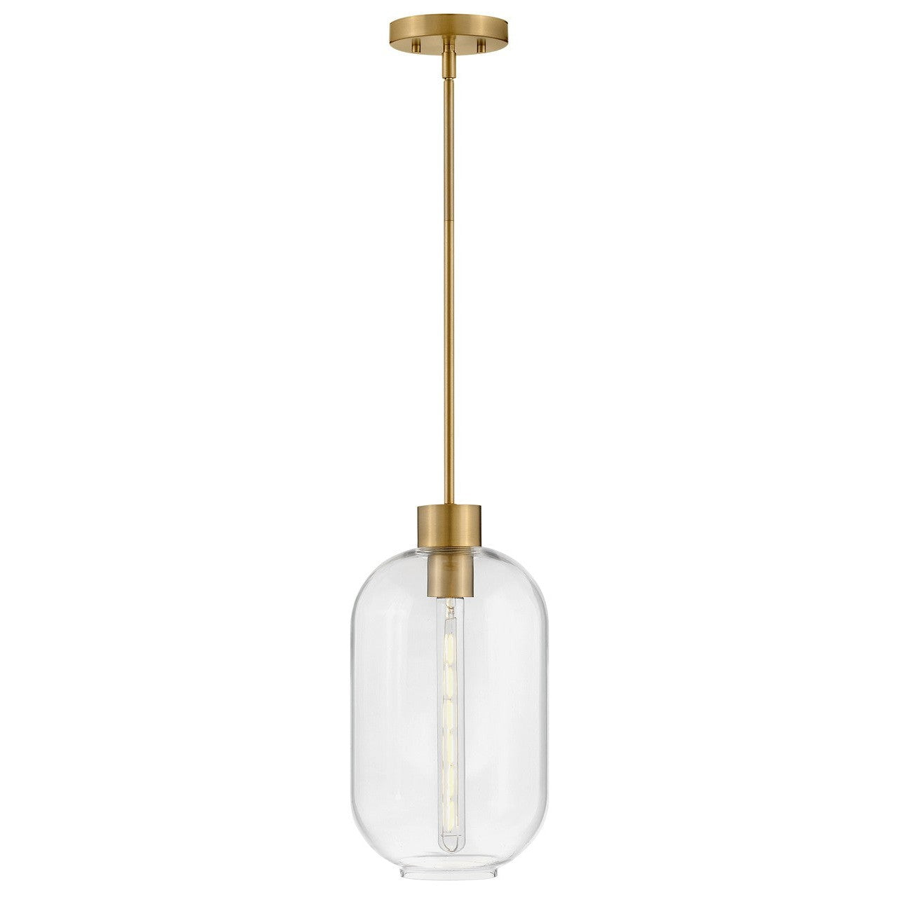 Lark - 83657LCB - LED Pendant - Greer - Lacquered Brass