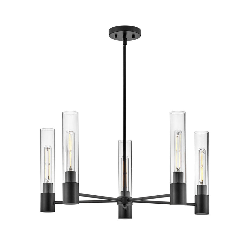 Lark - 85405BK - LED Chandelier - Shea - Black