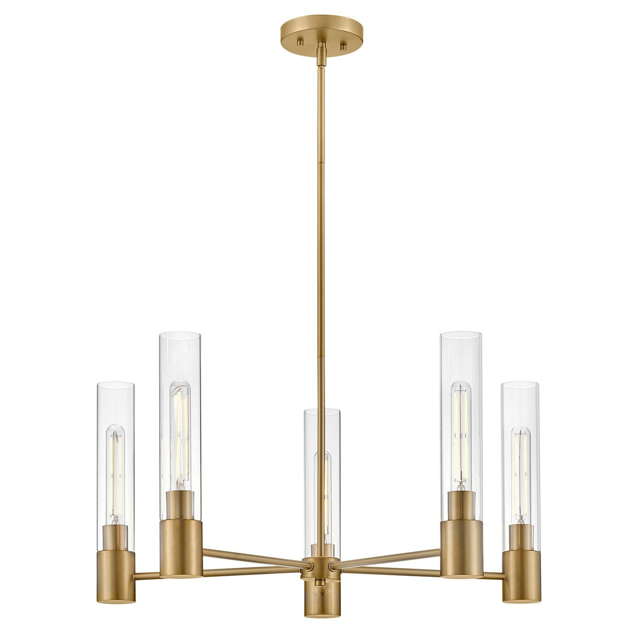Lark - 85405LCB - LED Chandelier - Shea - Lacquered Brass