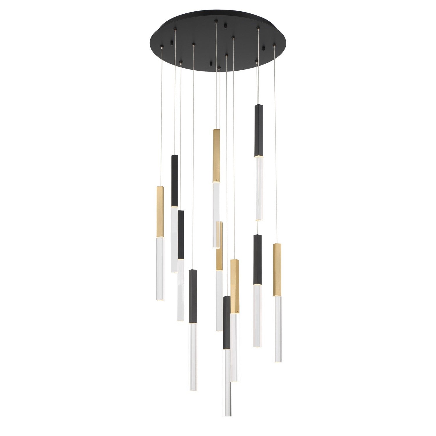 Eurofase - 46477-033 - LED Chandelier - Benicio - Gold-Black