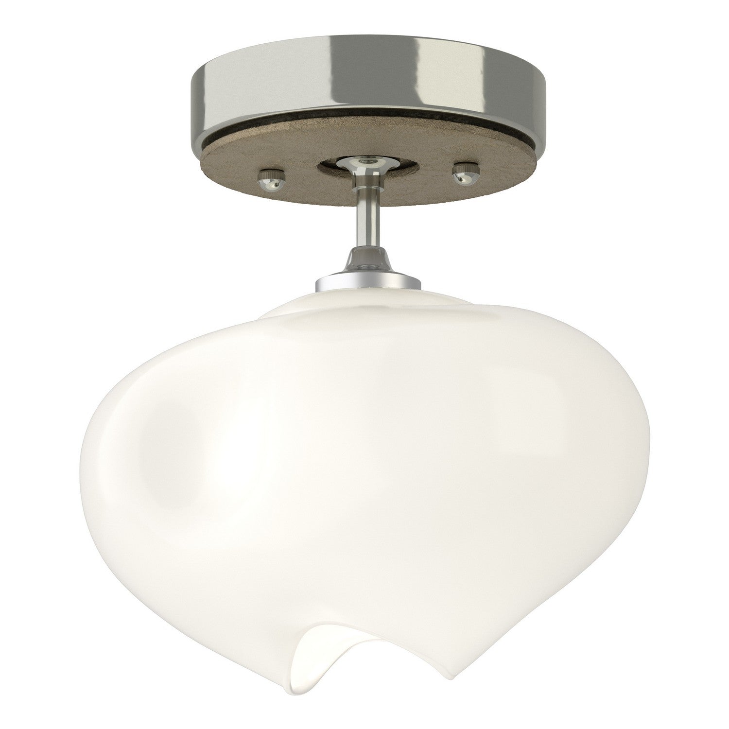 Hubbardton Forge - 121372-SKT-85-84-FD0710 - One Light Semi-Flush Mount - Ume - Sterling