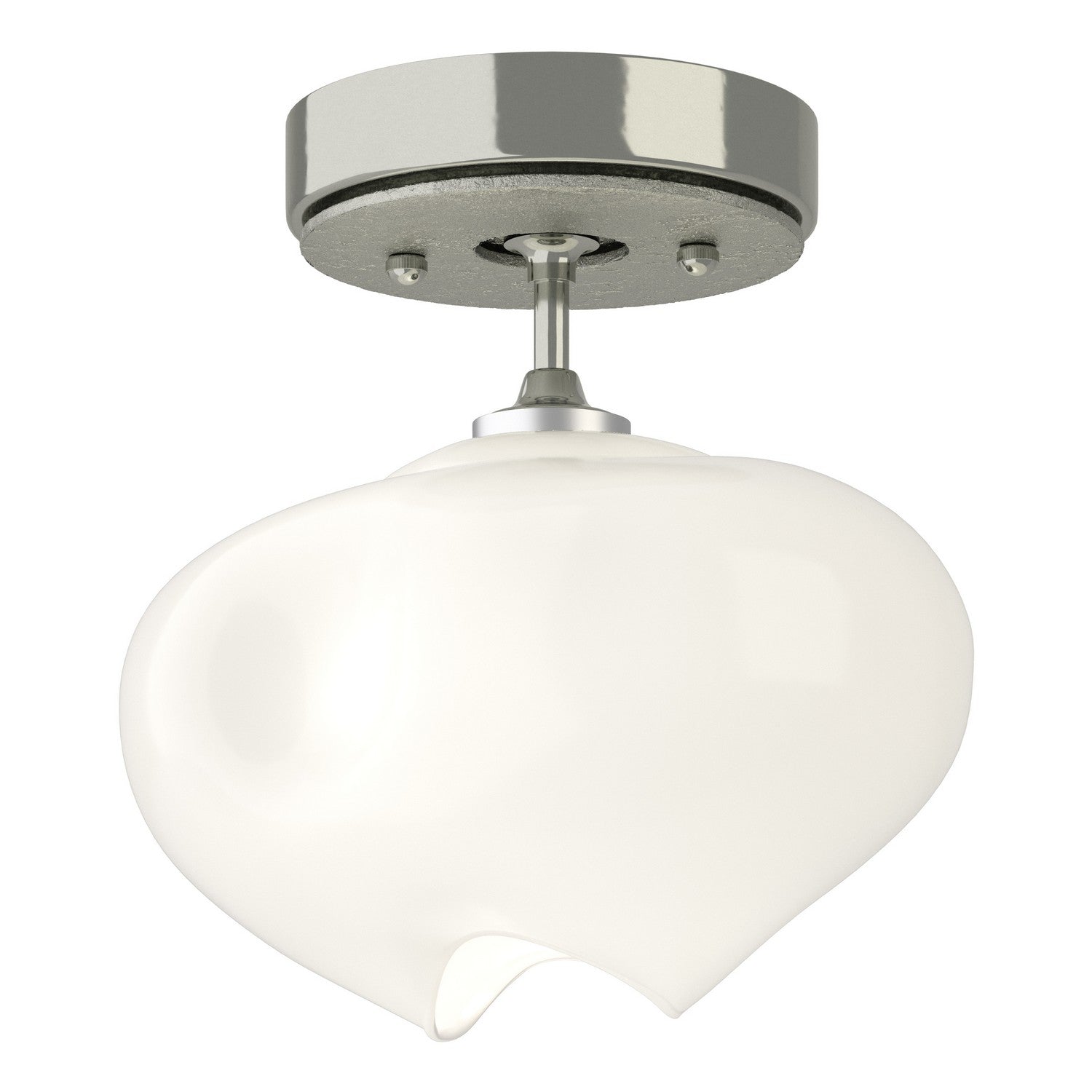 Hubbardton Forge - 121372-SKT-85-85-FD0710 - One Light Semi-Flush Mount - Ume - Sterling