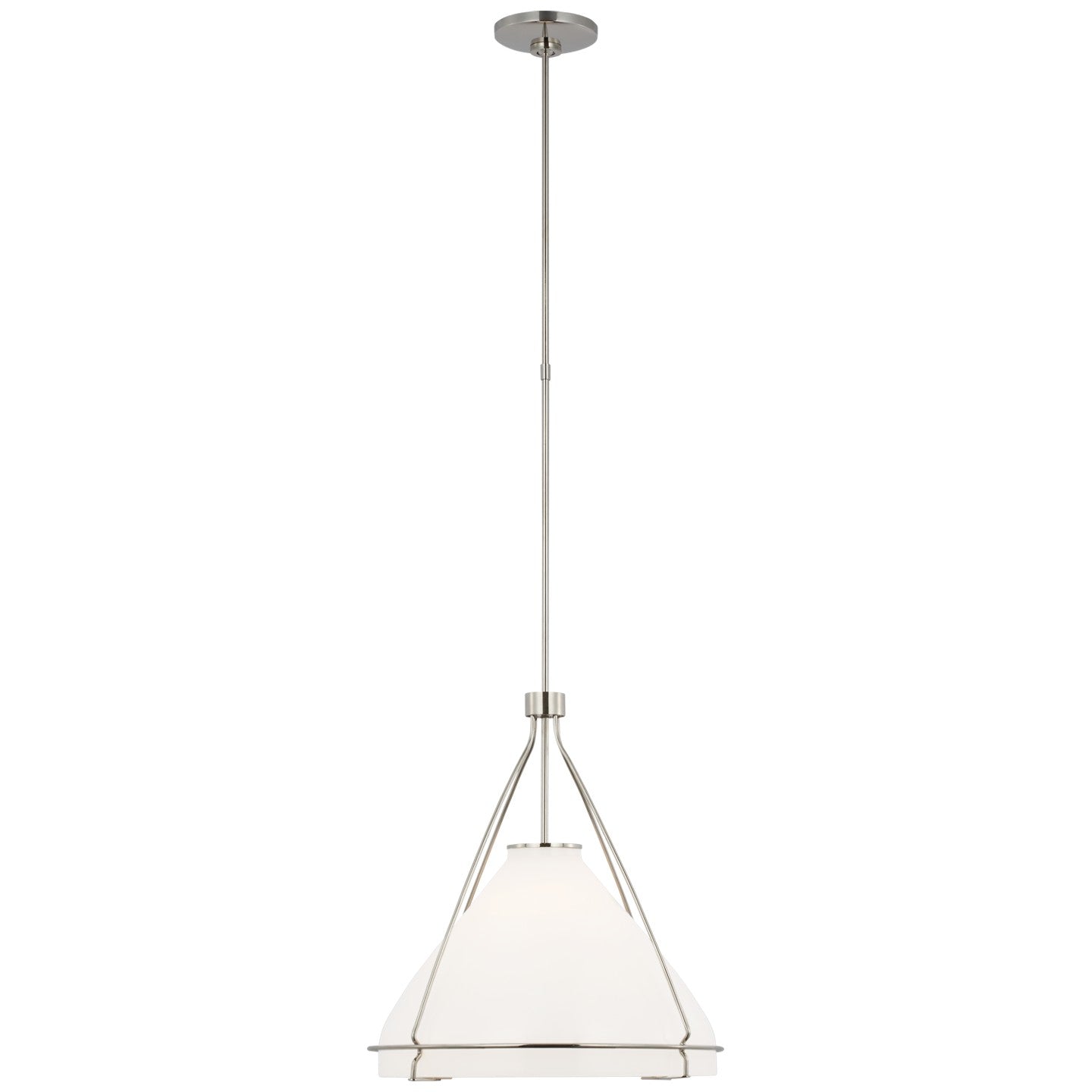 Visual Comfort Signature - AL 5060PN-WG - LED Pendant - Wren - Polished Nickel