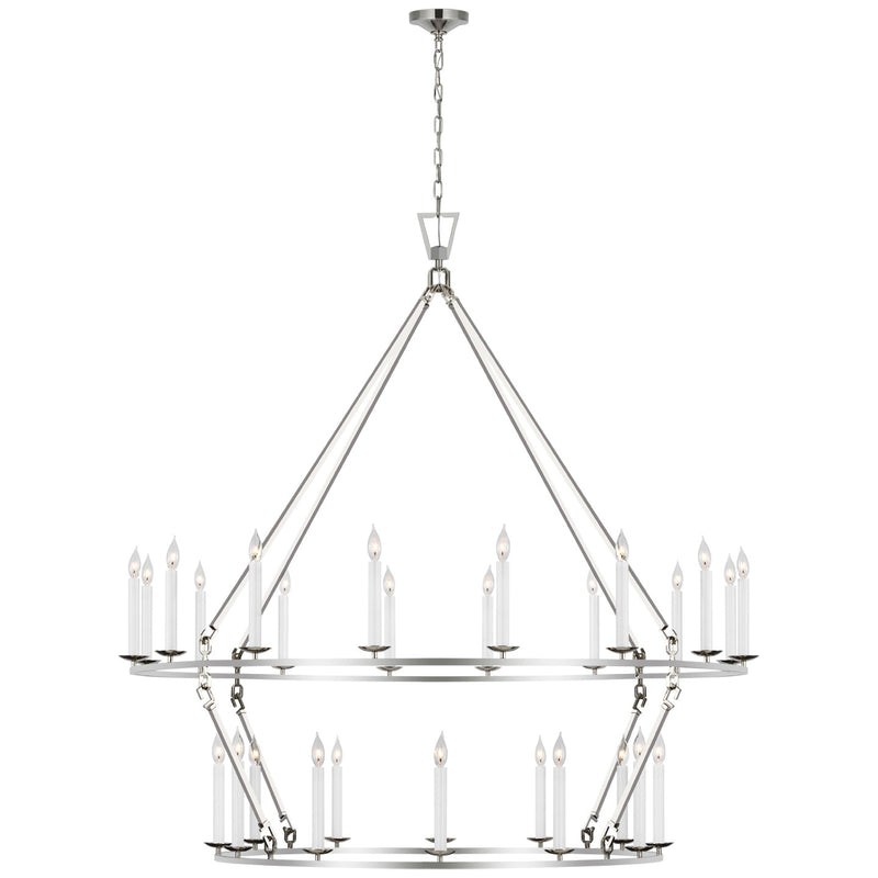 Visual Comfort Signature - CHC 5277PN - LED Chandelier - Darlana Ring - Polished Nickel