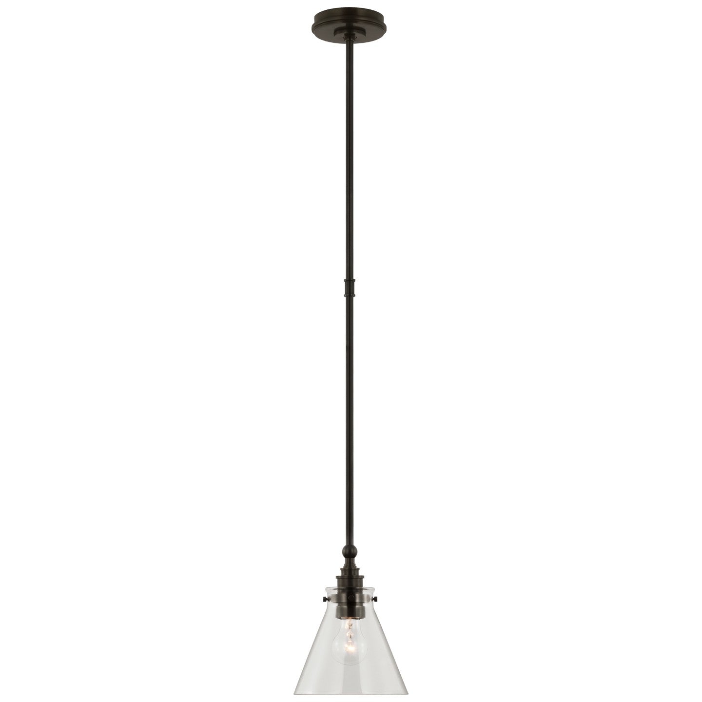 Visual Comfort Signature - CHC 5525BZ-CG - LED Pendant - Parkington - Bronze