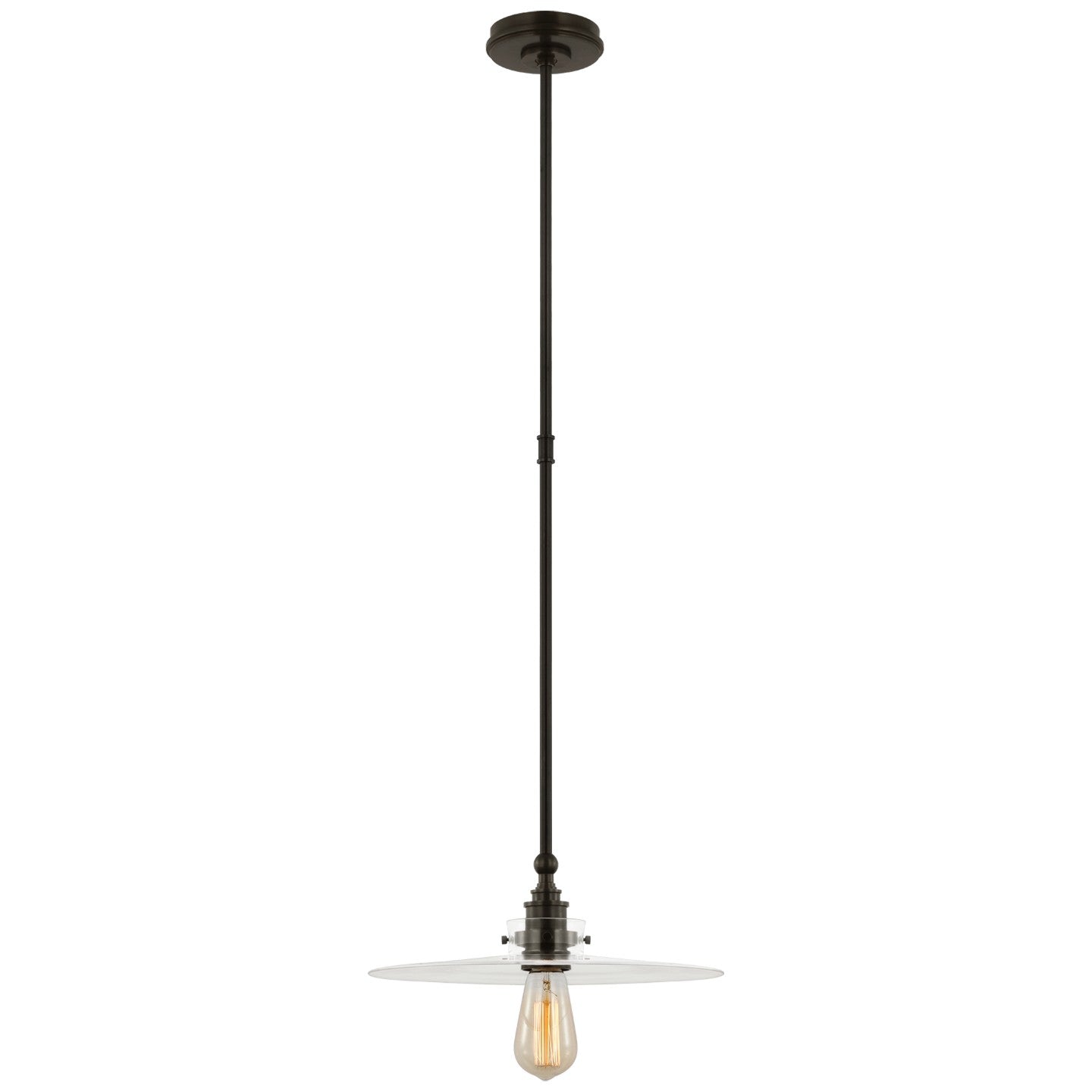 Visual Comfort Signature - CHC 5526BZ-CG - LED Pendant - Parkington - Bronze